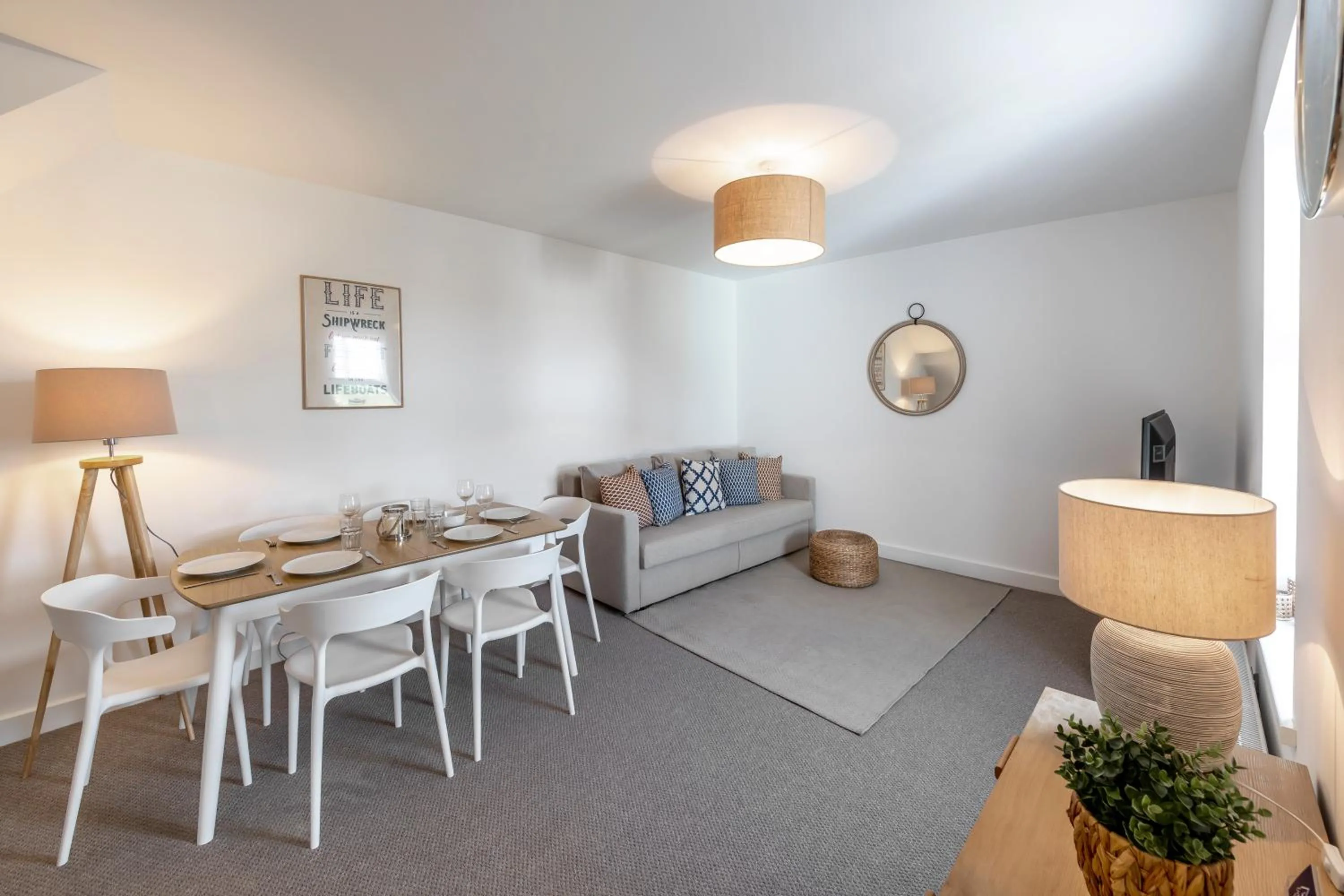 Living room in Sea Breeze Apartment