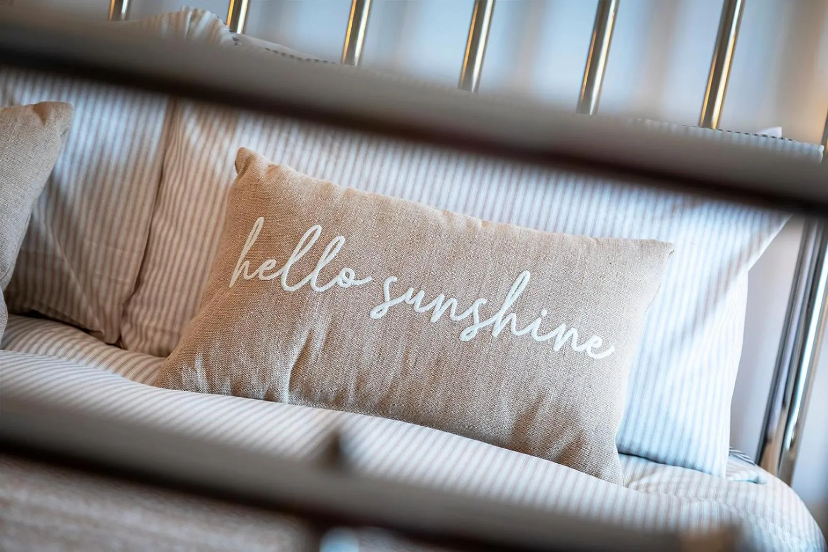 Bed in Sea Breeze Apartment