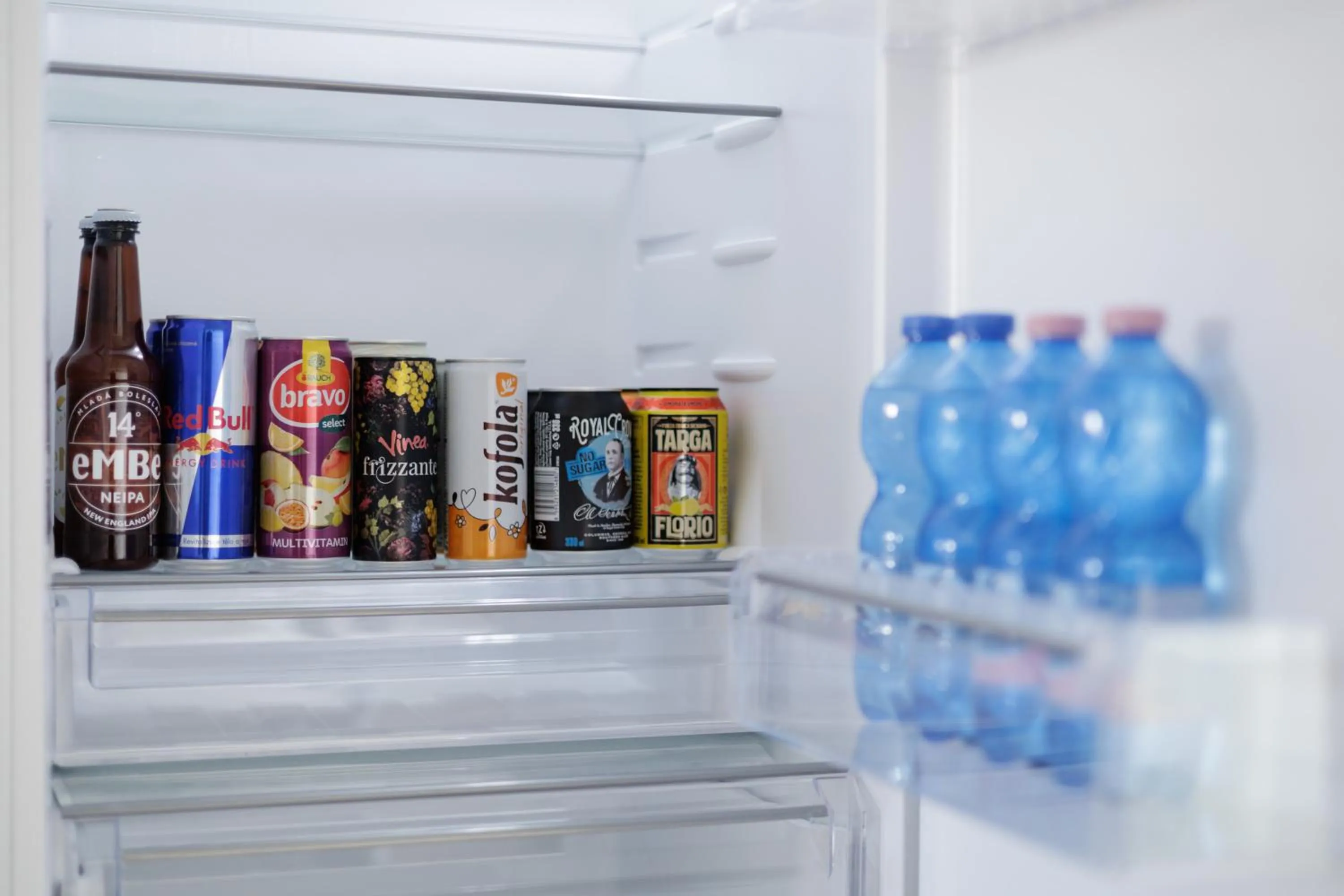 Kitchen or kitchenette in Aparthotel Na Klenici