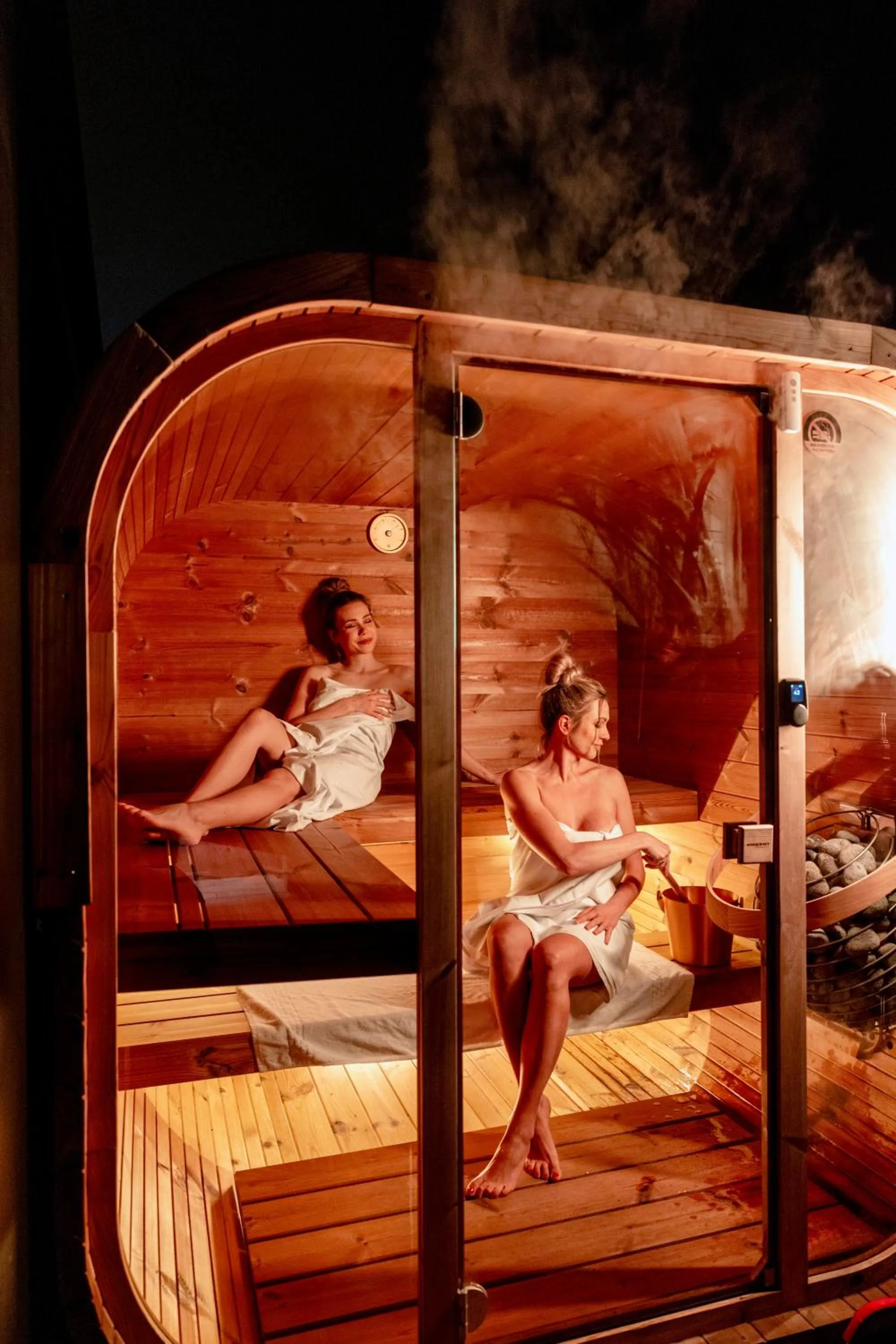 Sauna in Aparthotel Na Klenici