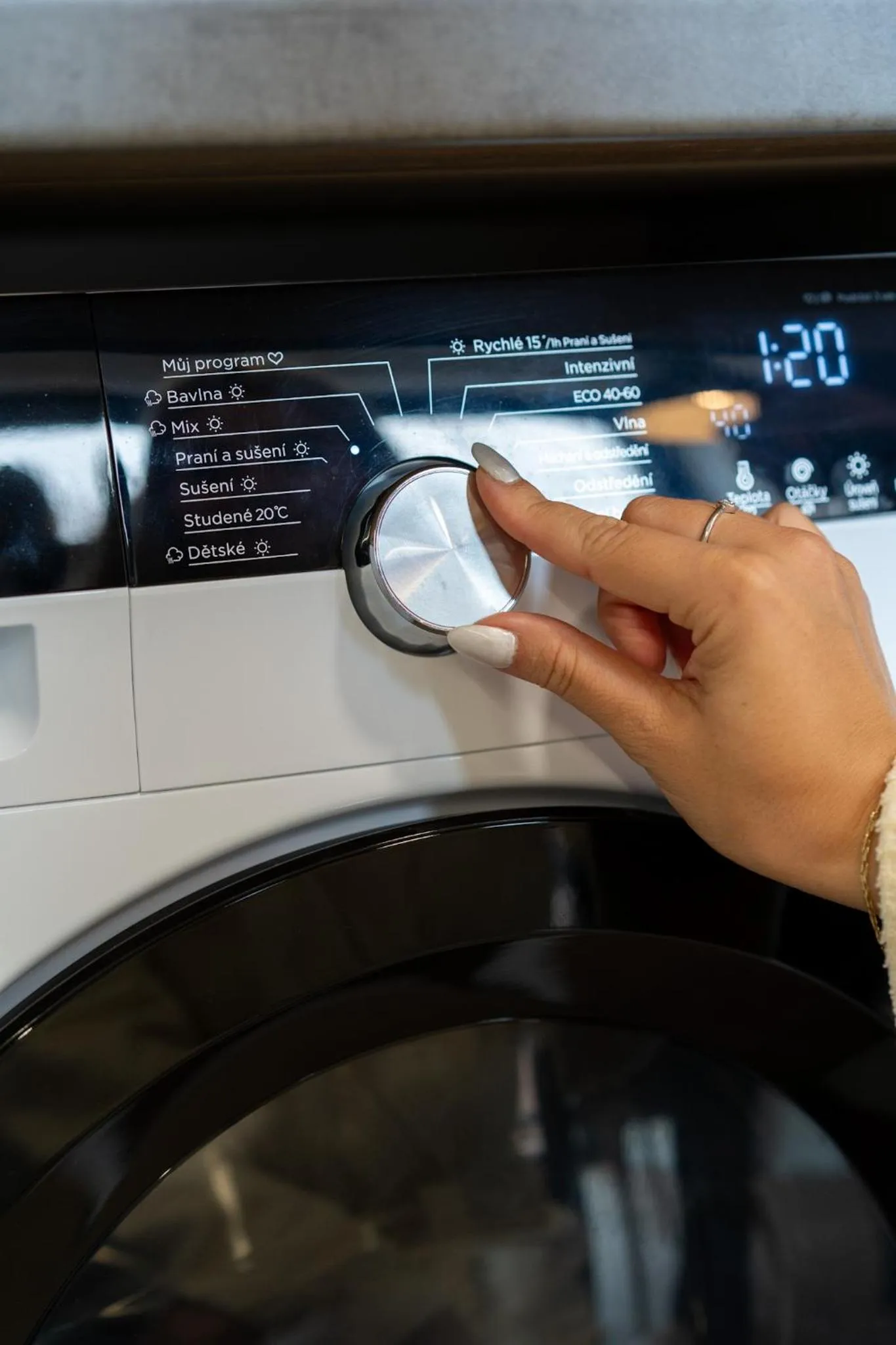 laundry in Aparthotel Na Klenici