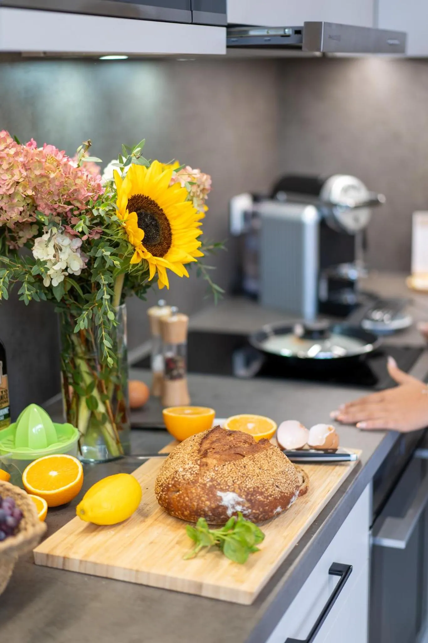 kitchen in Aparthotel Na Klenici