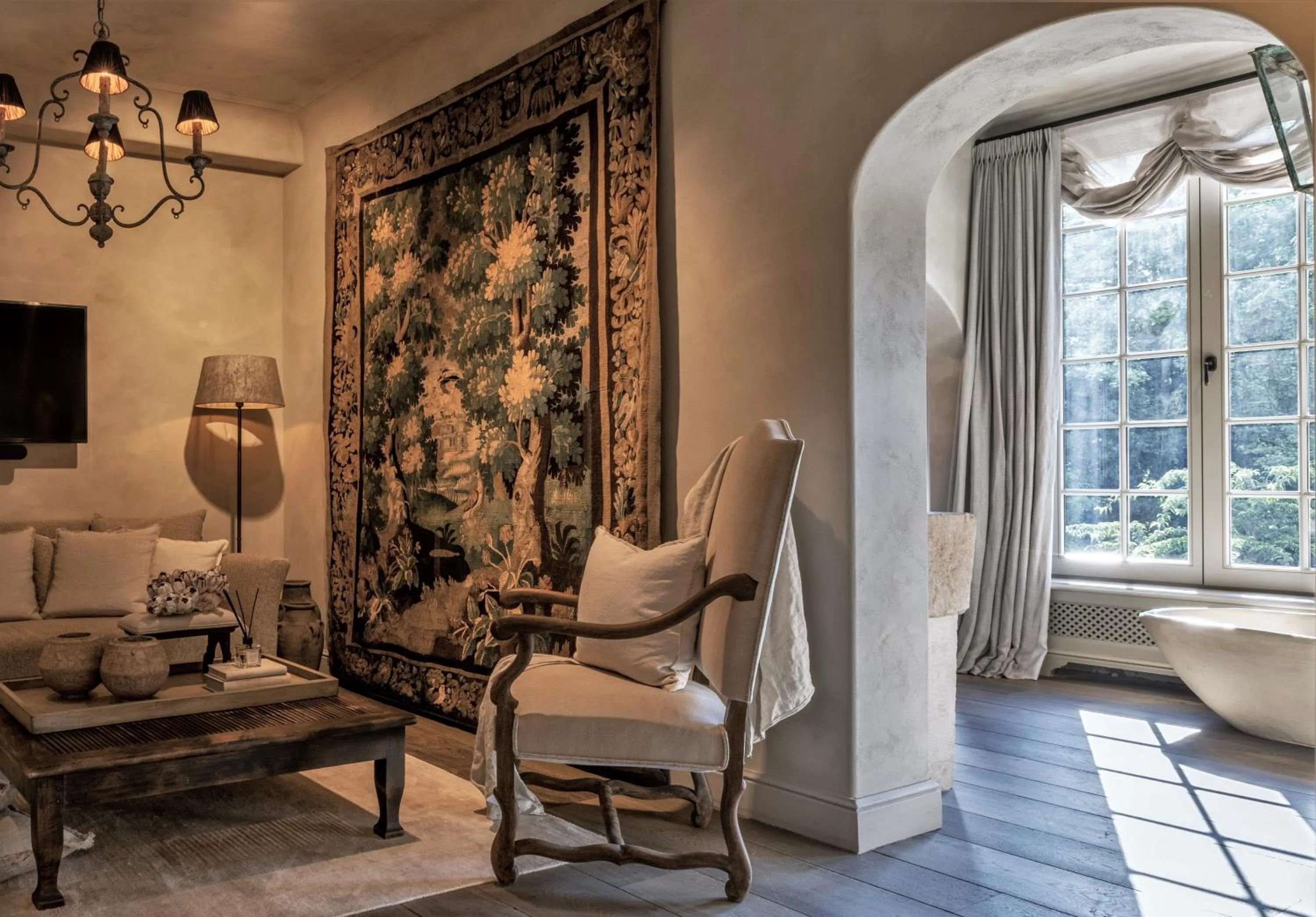 Living room in The Notary