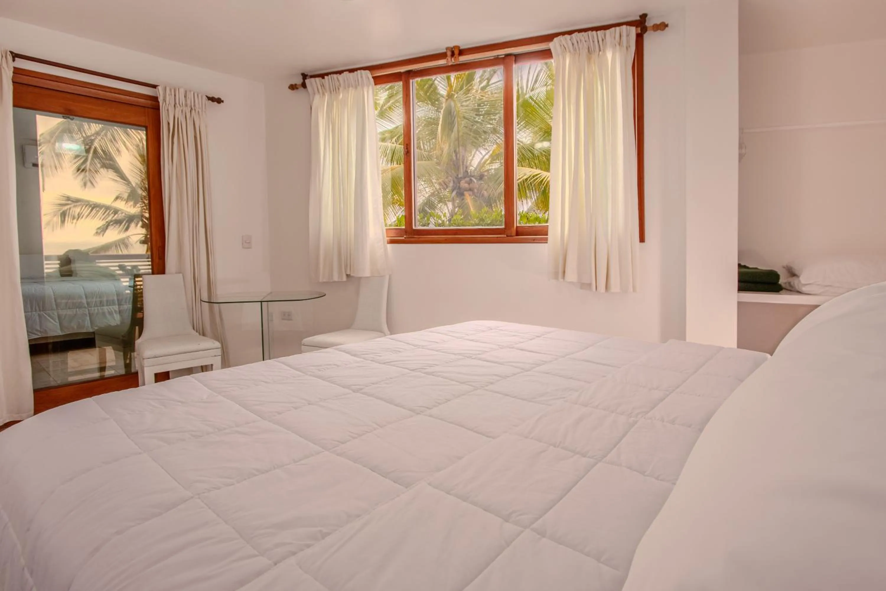 View (from property/room), Bed in La Casa de Marita