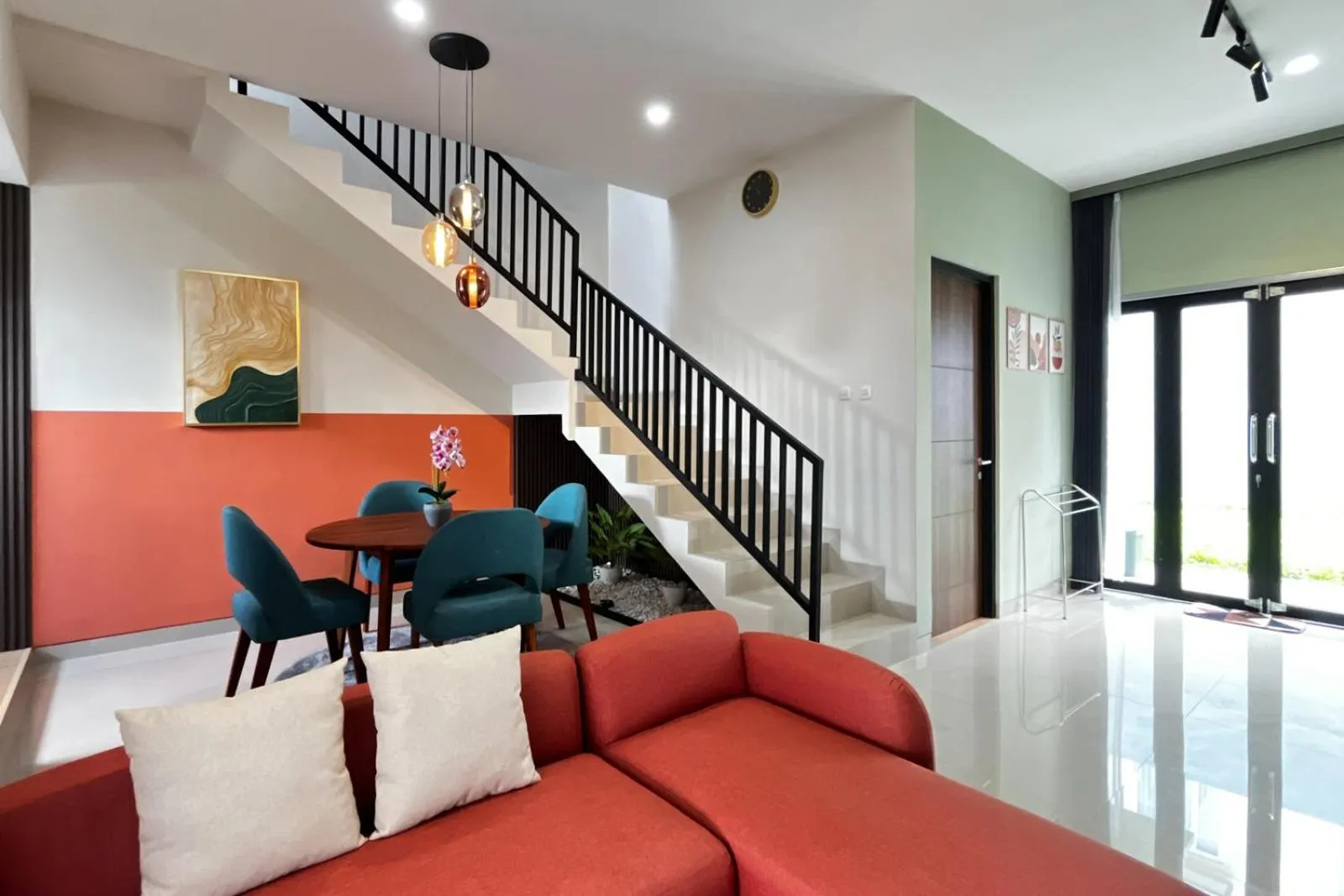 Living room in TwoSpaces Living at Panorama Villas