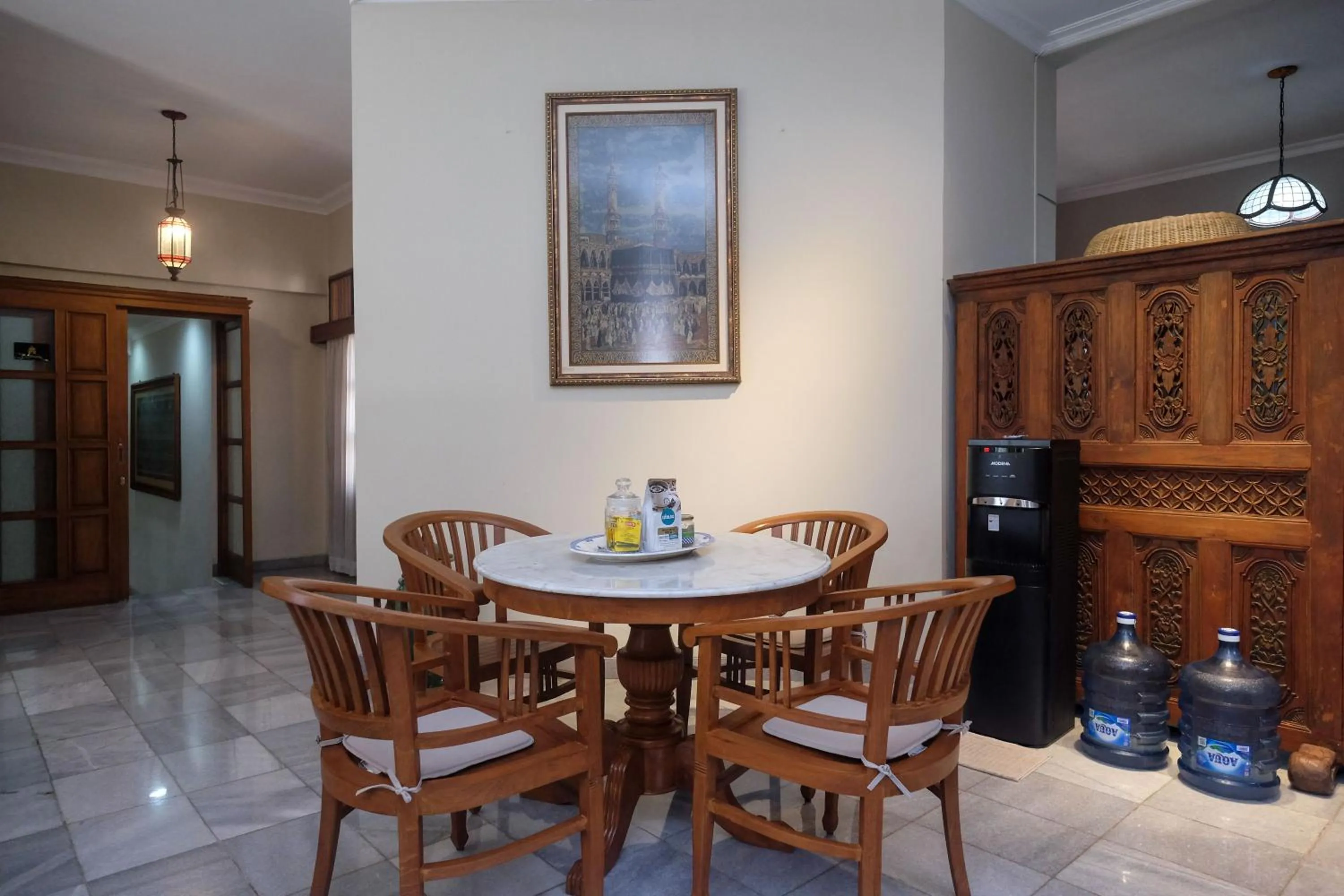 Seating area in SAREH VILLA by The Lavana