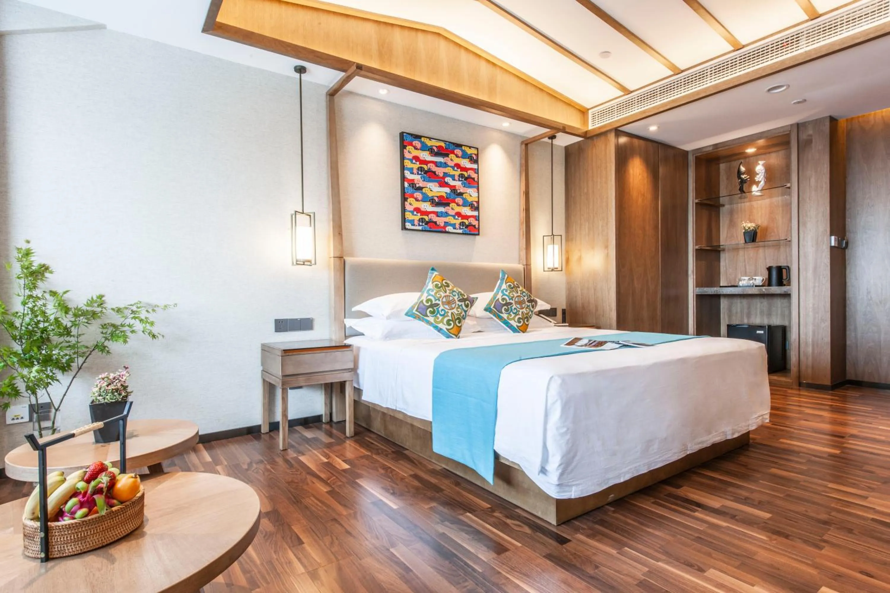 Bed in SSAW Boutiquel Hotel Xizi