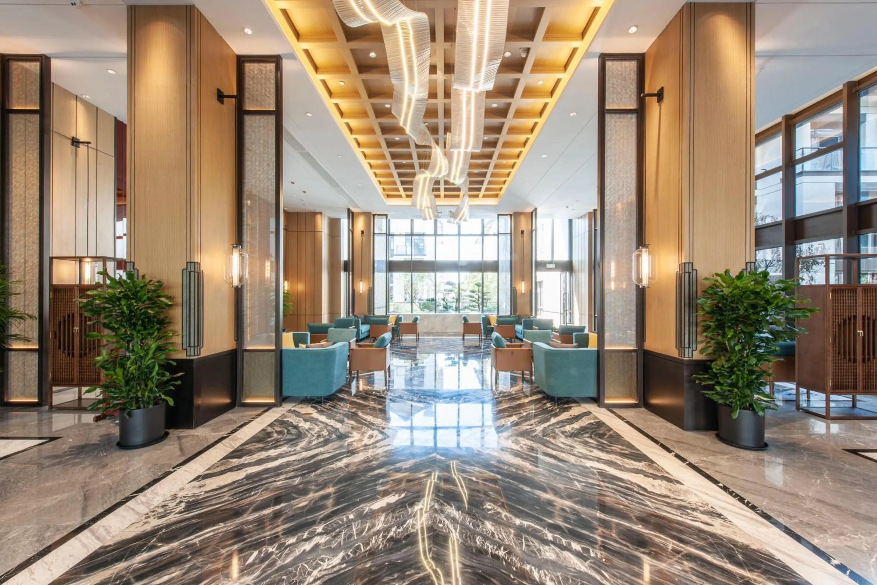 Lobby or reception in SSAW Boutiquel Hotel Xizi