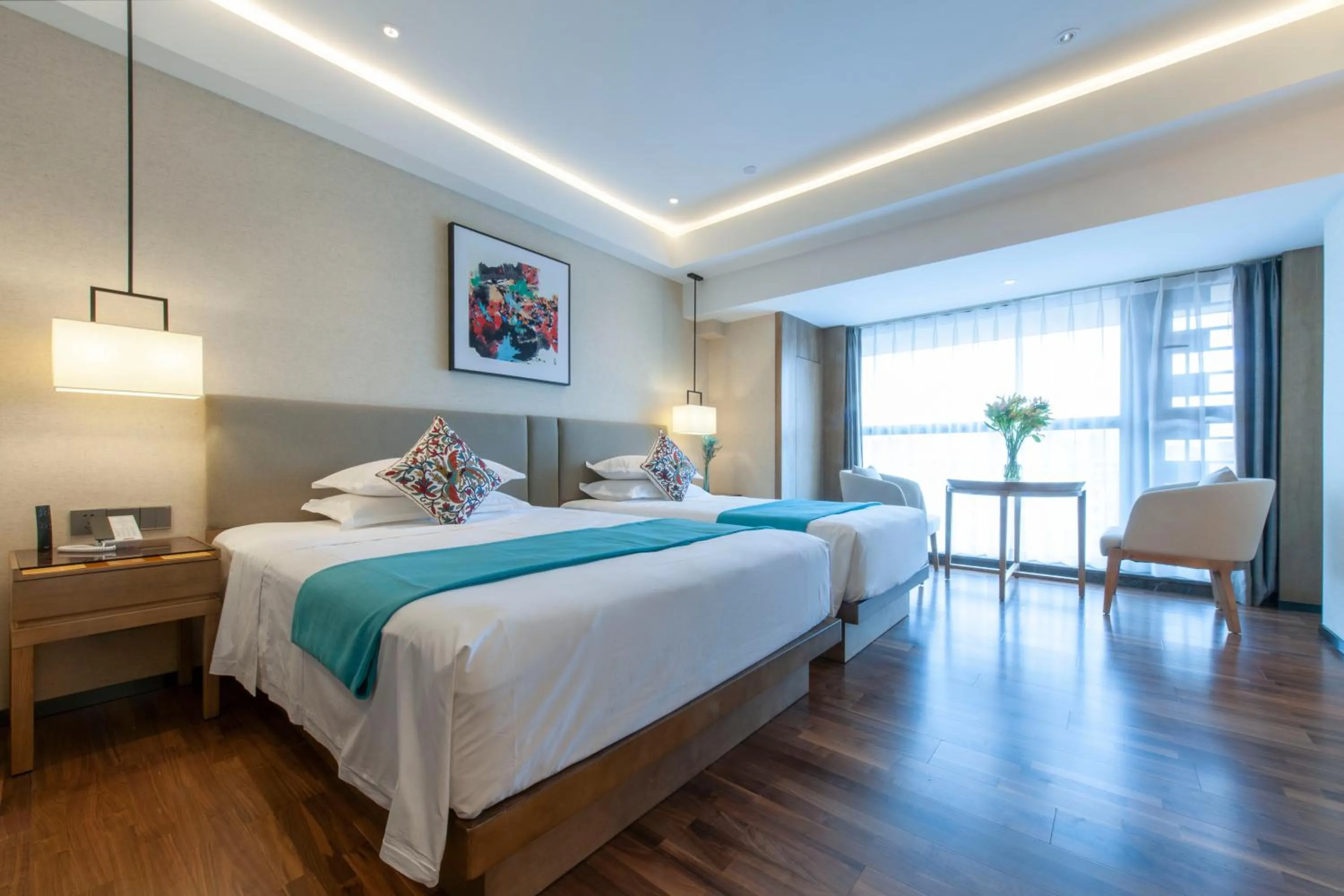 Photo of the whole room in SSAW Boutiquel Hotel Xizi