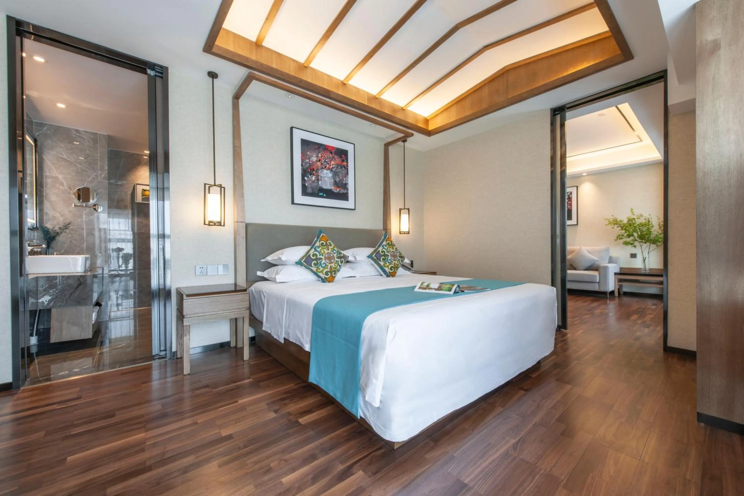 Photo of the whole room in SSAW Boutiquel Hotel Xizi