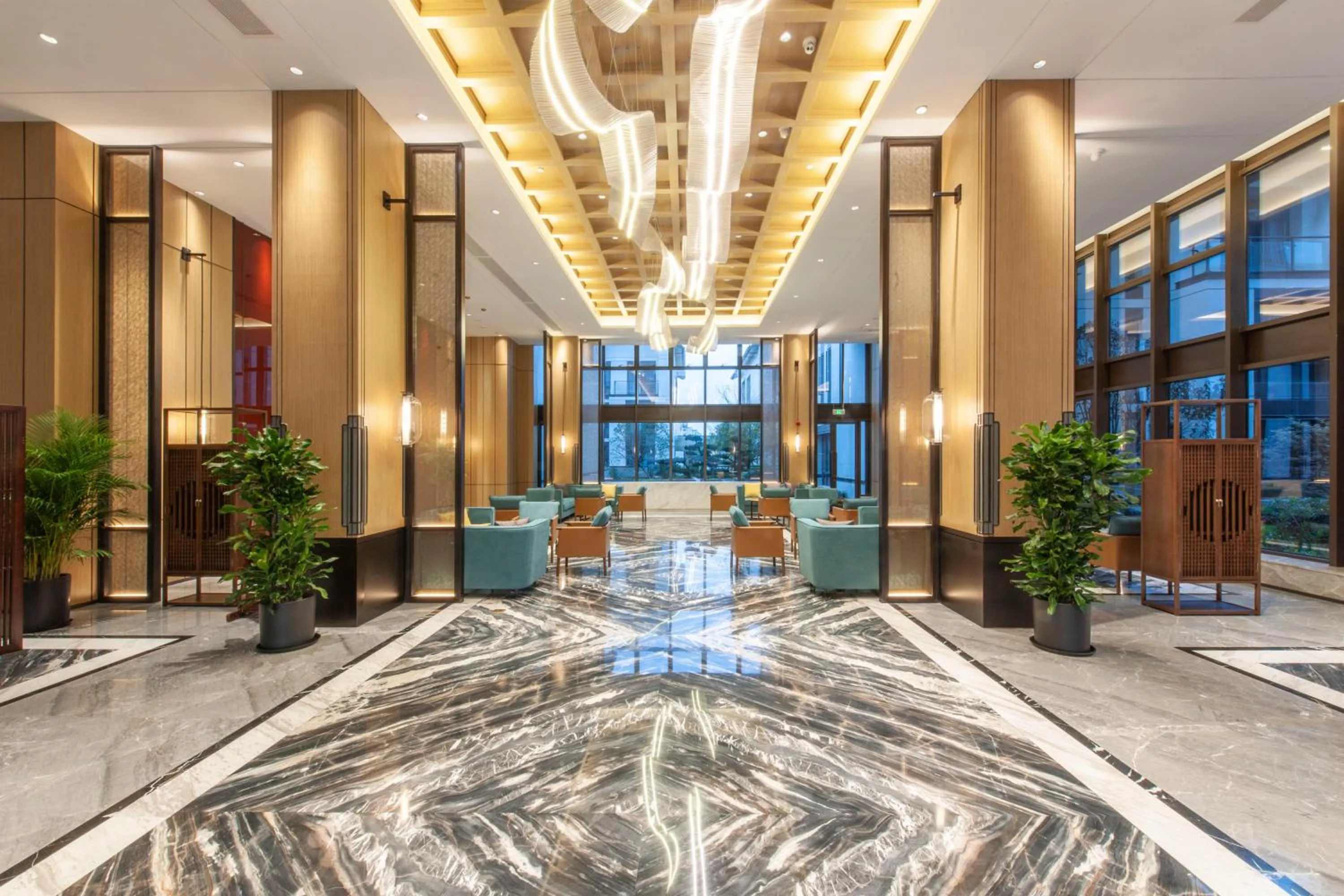 Lobby or reception in SSAW Boutiquel Hotel Xizi