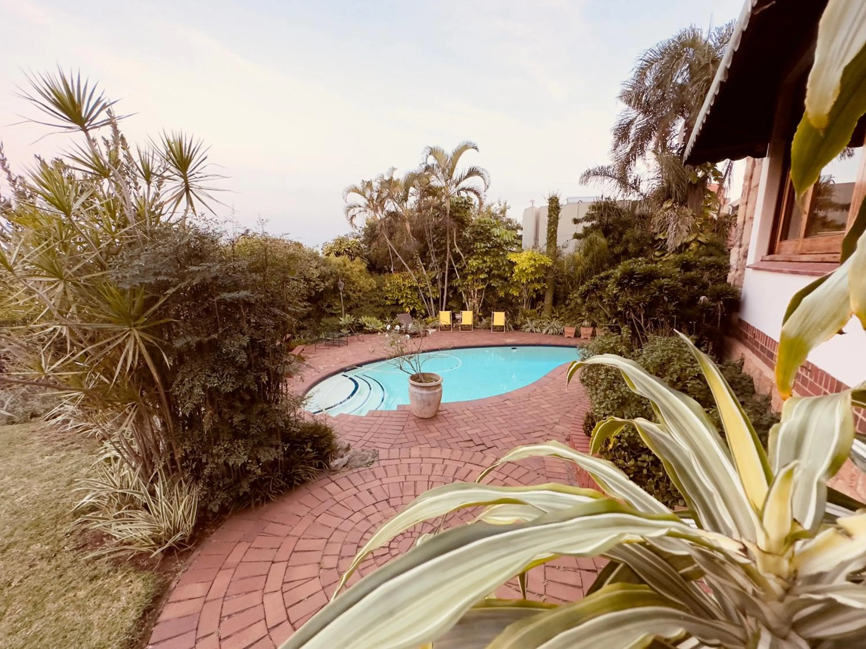 Pool view in Ridgeview Lodge