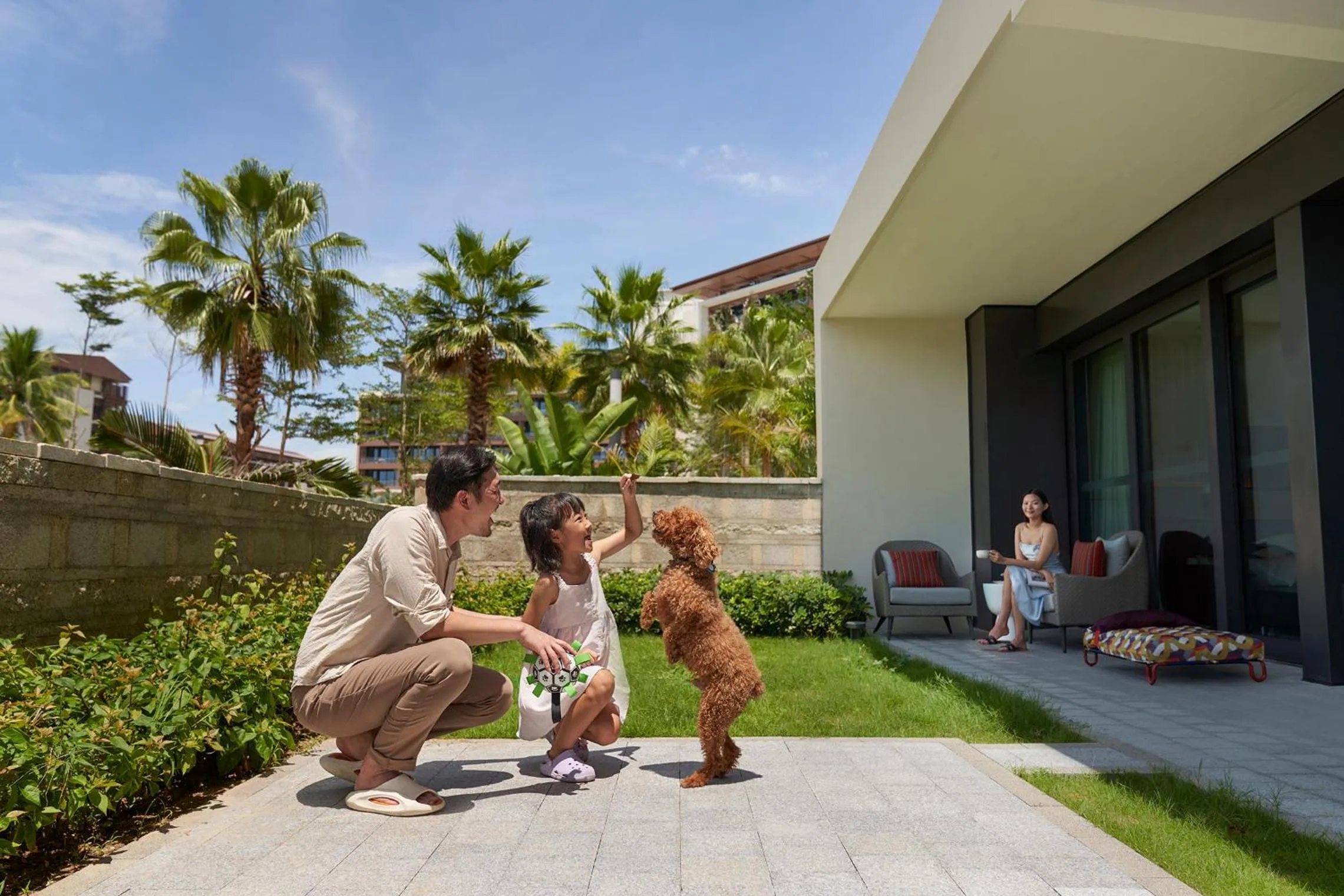 Inner courtyard view in Hyatt Regency Sanya Tianli Bay