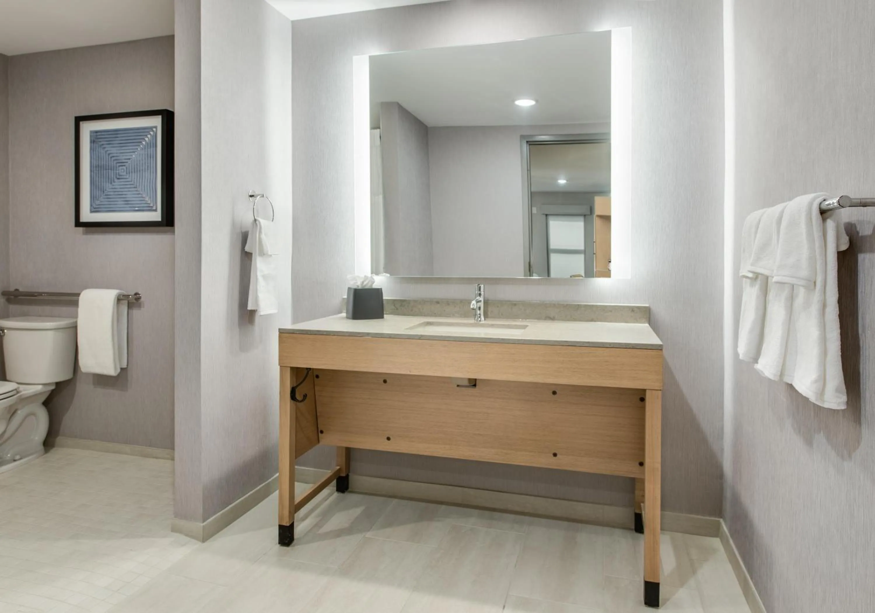 Bathroom in Hyatt Place Newark-Main Street