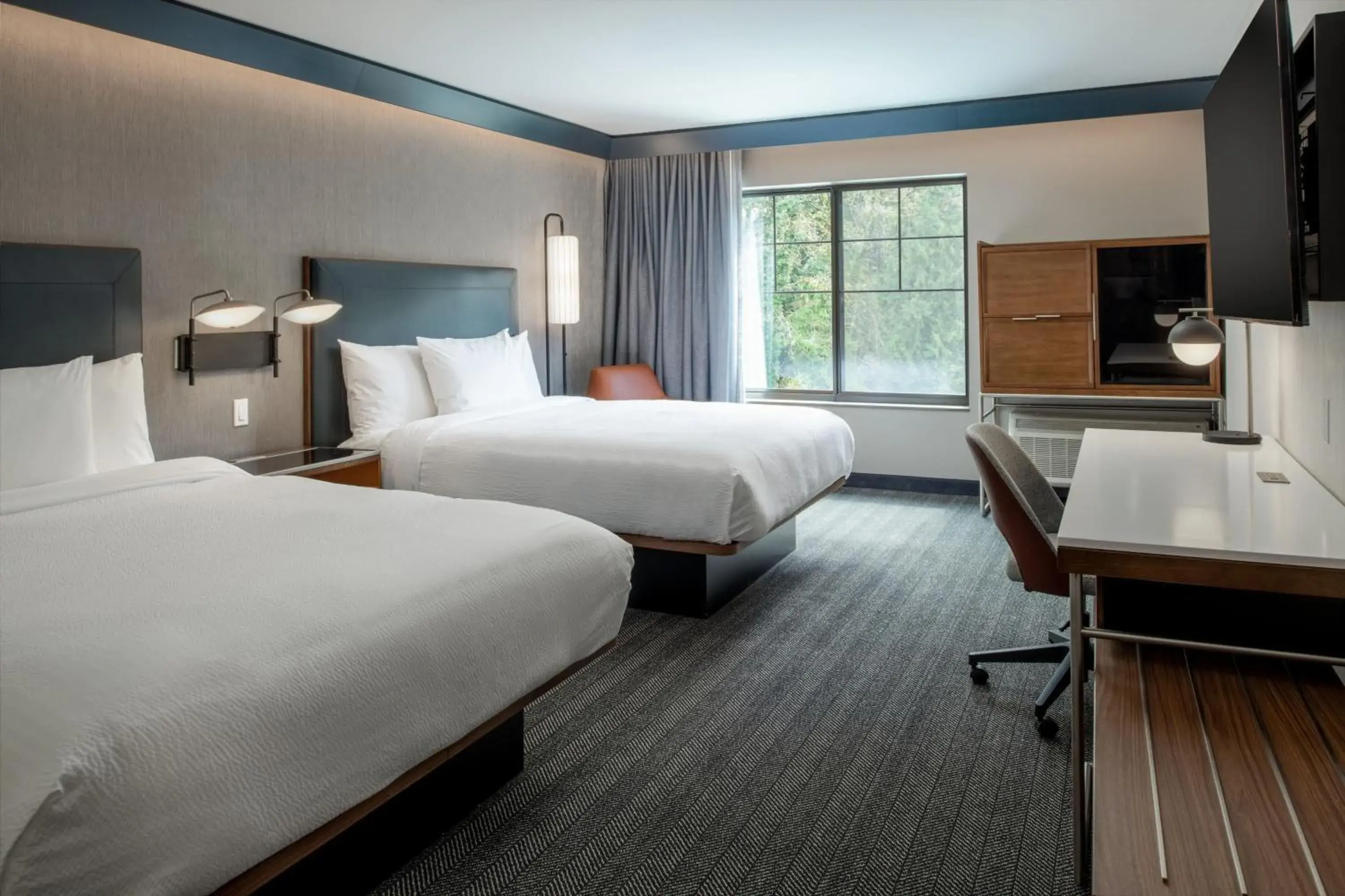 Standard Queen Room with Two Queen Beds in Courtyard by Marriott Olympia Standard Queen Room with Two Queen Beds in Courtyard by Marriott Olympia