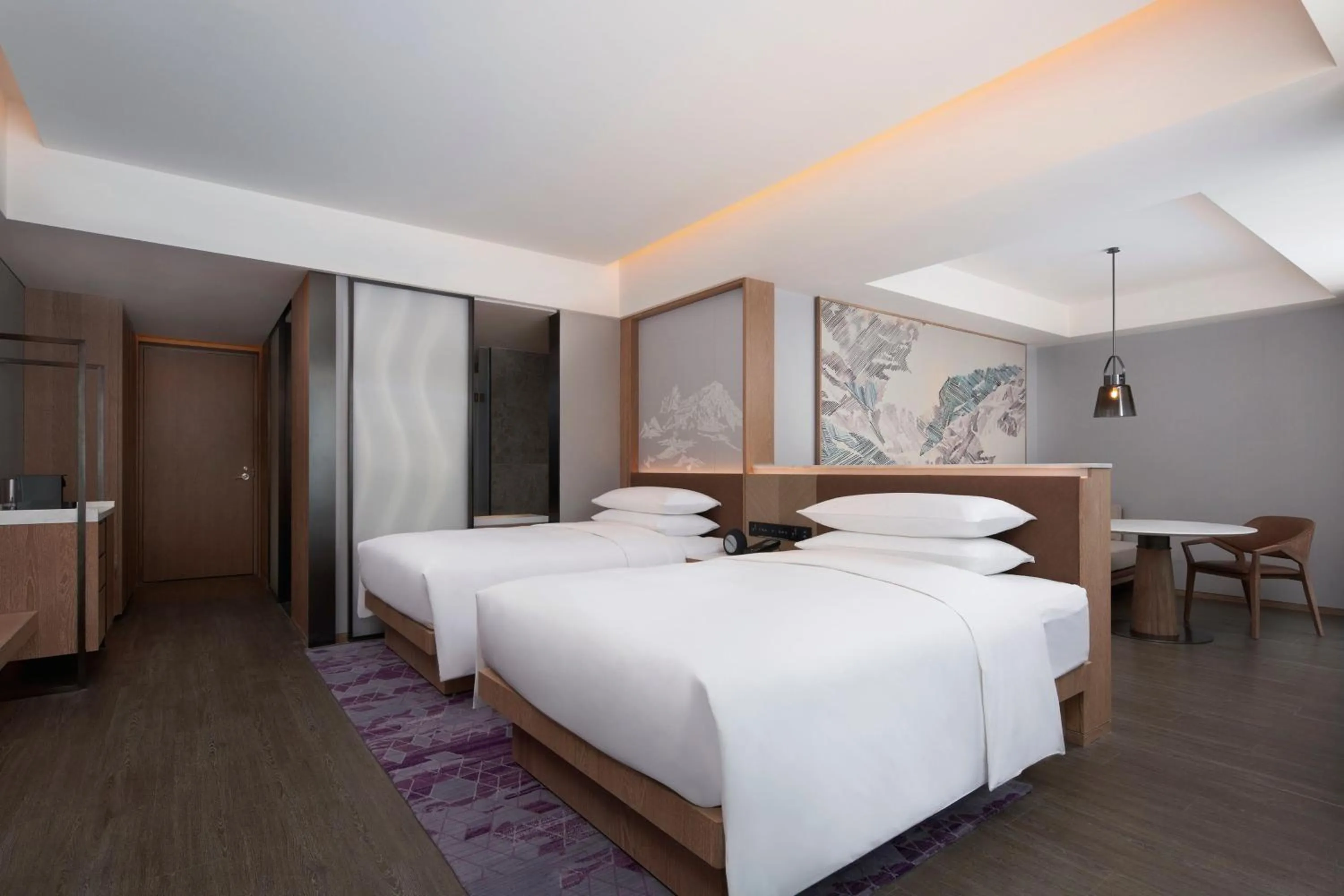 Bedroom, Bed in Courtyard by Marriott Chongli