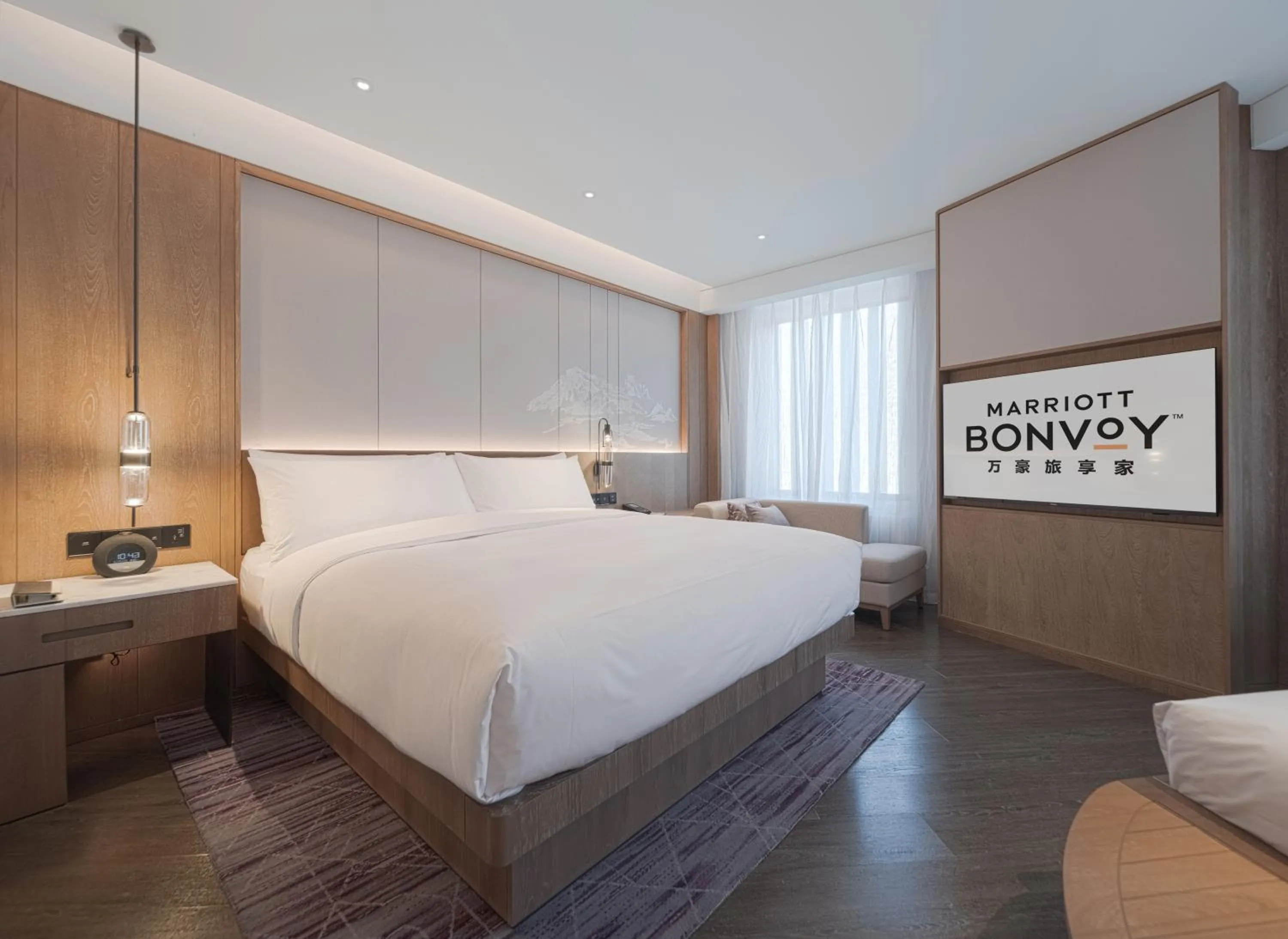 Bedroom, Bed in Courtyard by Marriott Chongli
