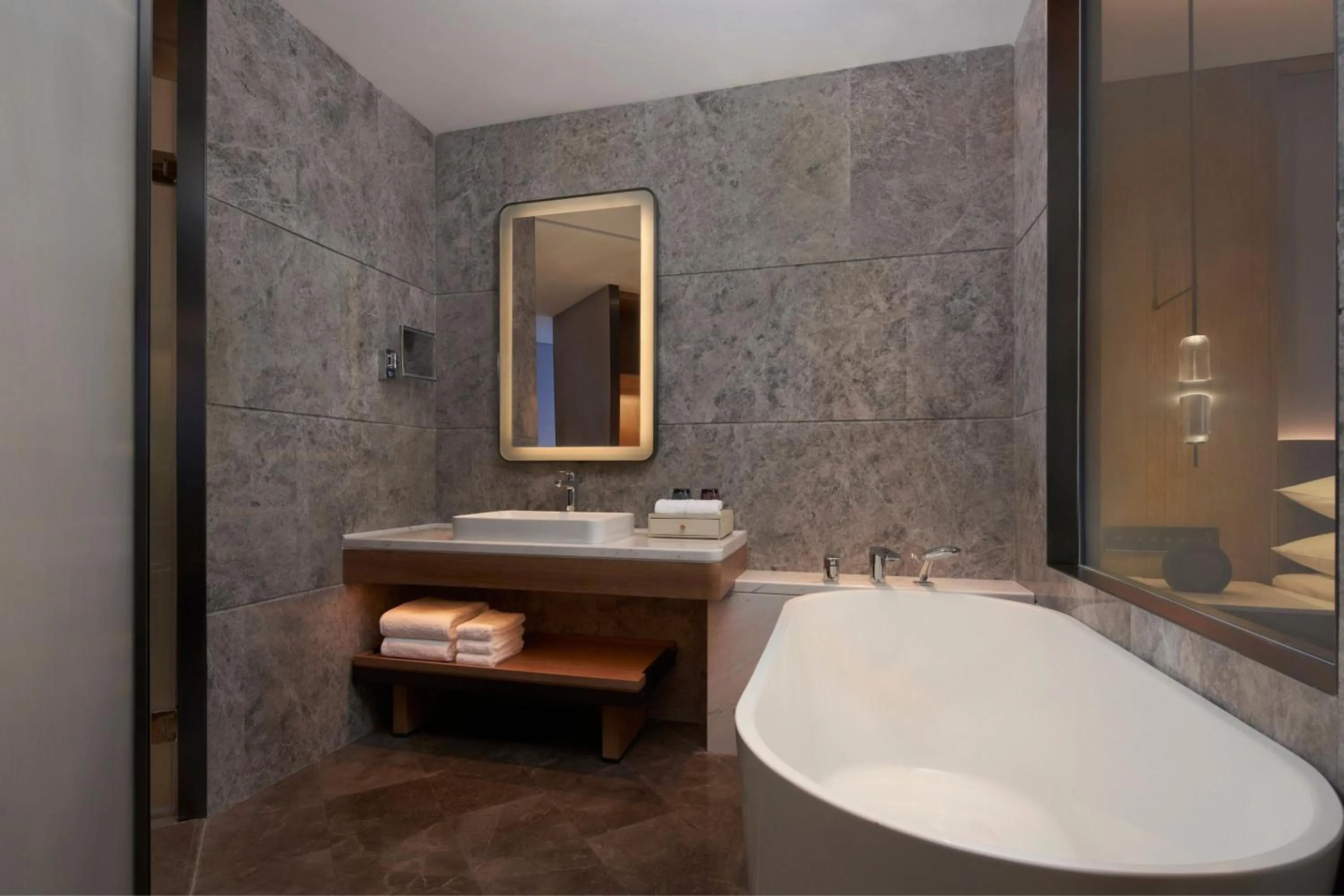 Bathroom in Courtyard by Marriott Chongli