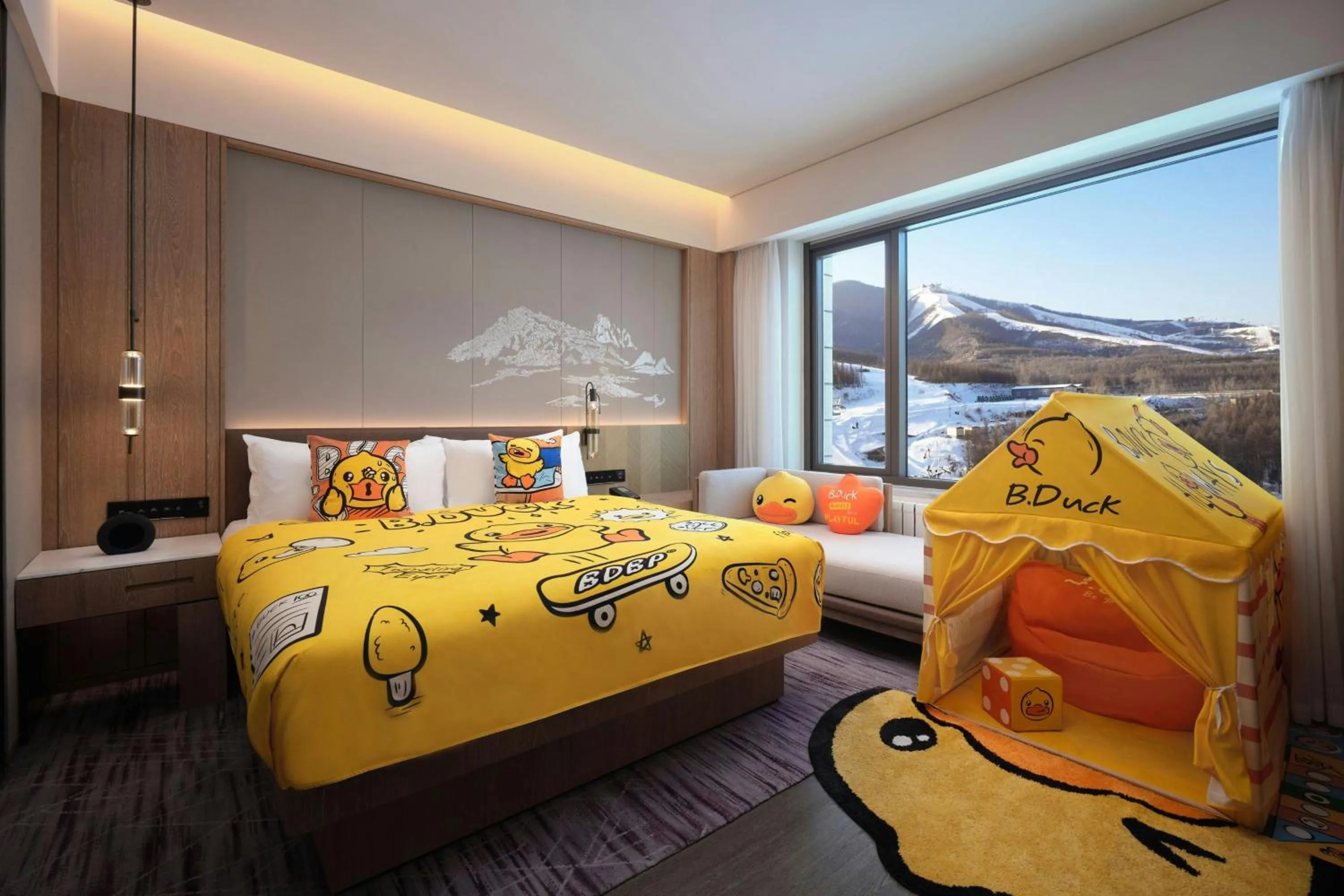 Bedroom, Bed in Courtyard by Marriott Chongli