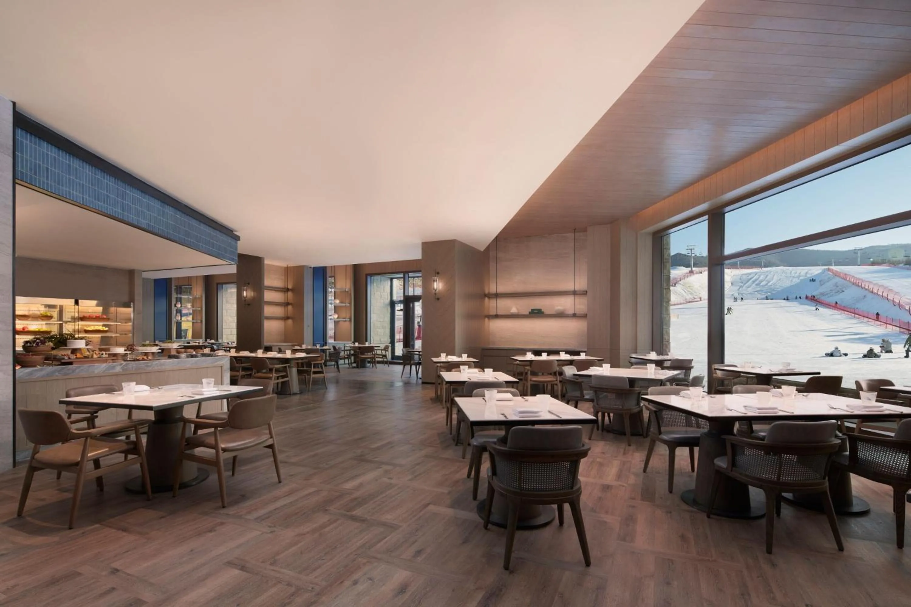 Restaurant/places to eat in Courtyard by Marriott Chongli