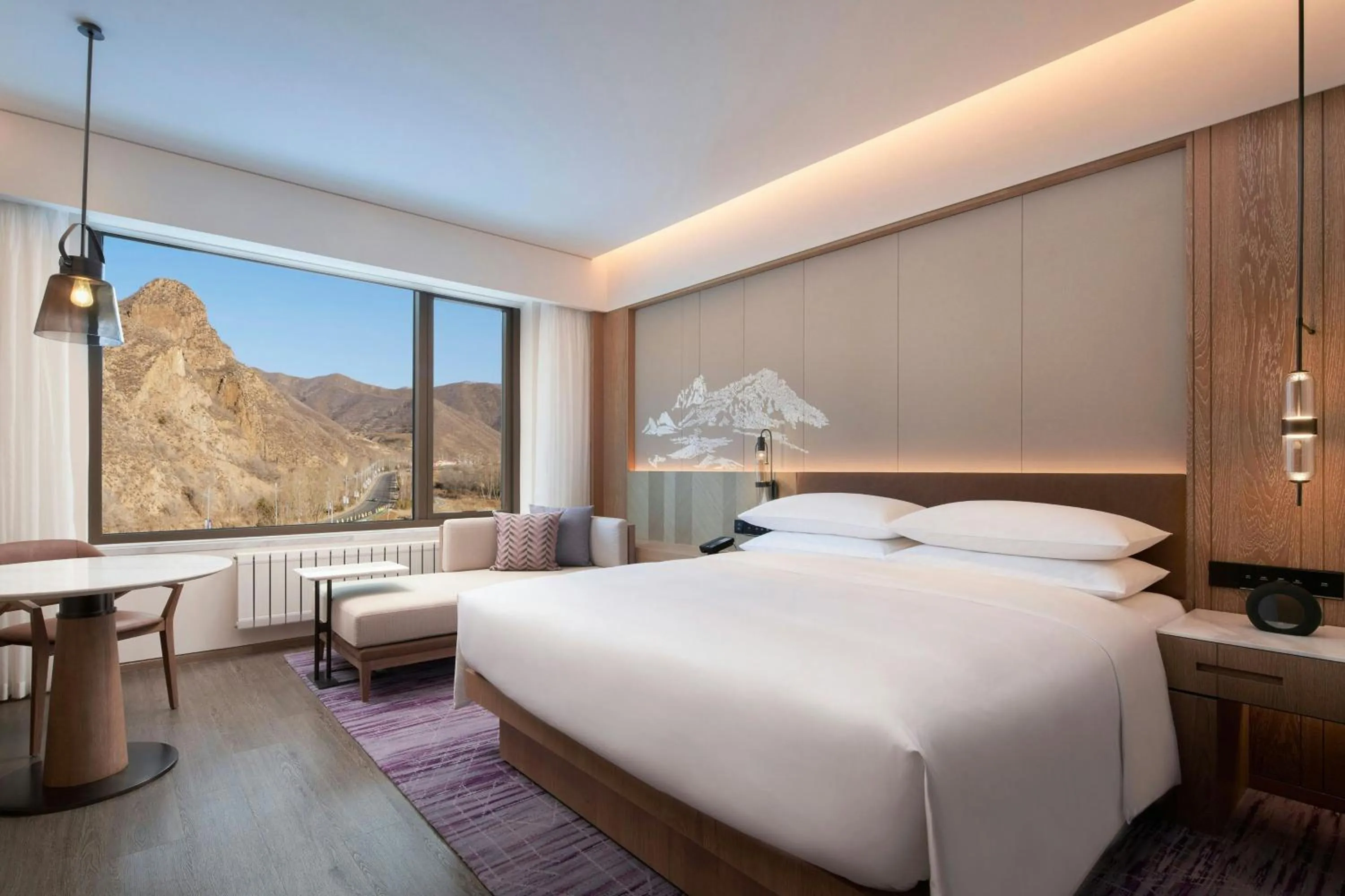 Bedroom, Bed in Courtyard by Marriott Chongli