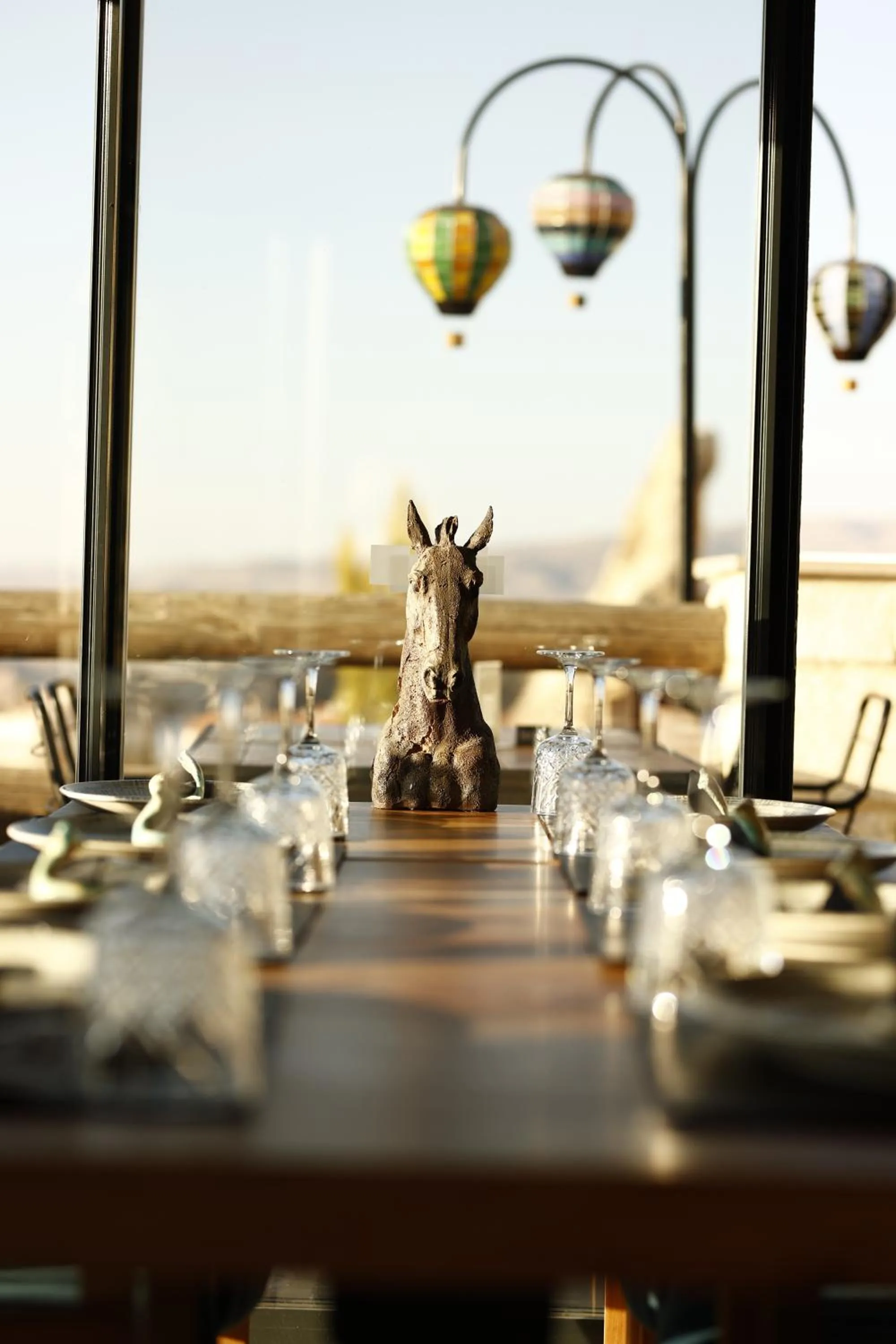 Dining area in Bala Cave House