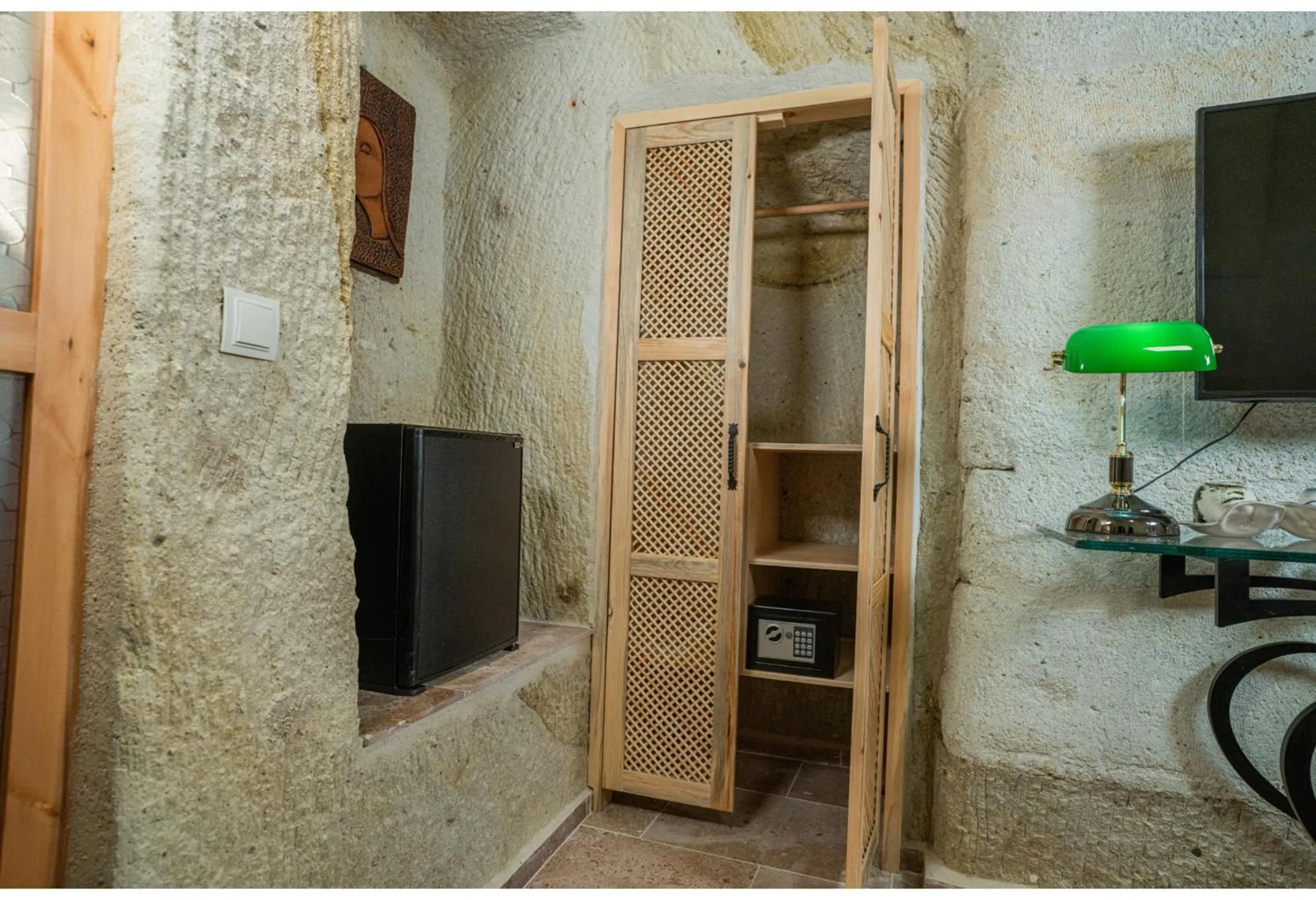 wardrobe in Bala Cave House
