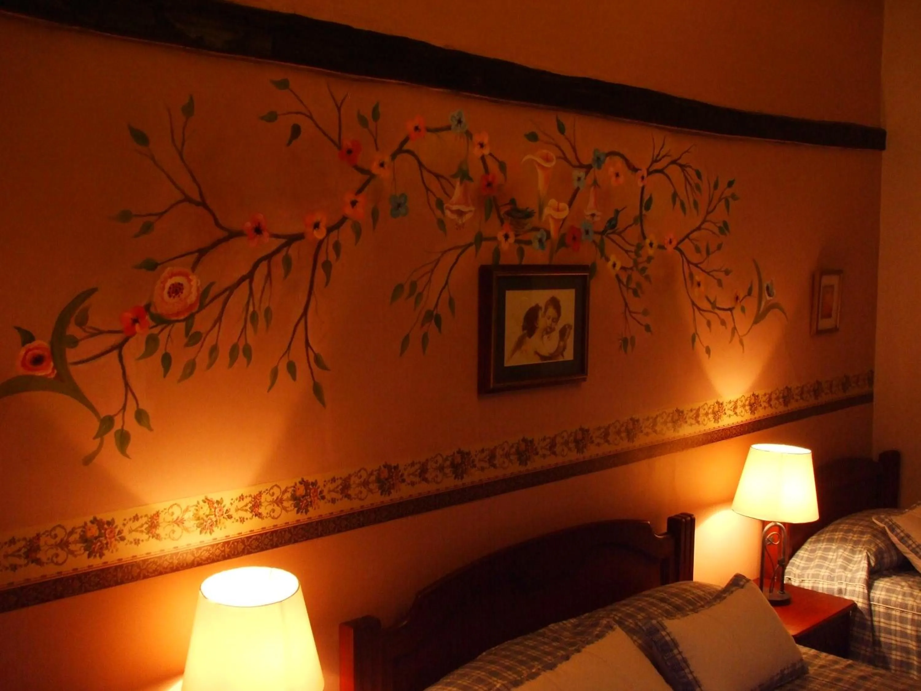 Bed in Hotel Posada del Angel