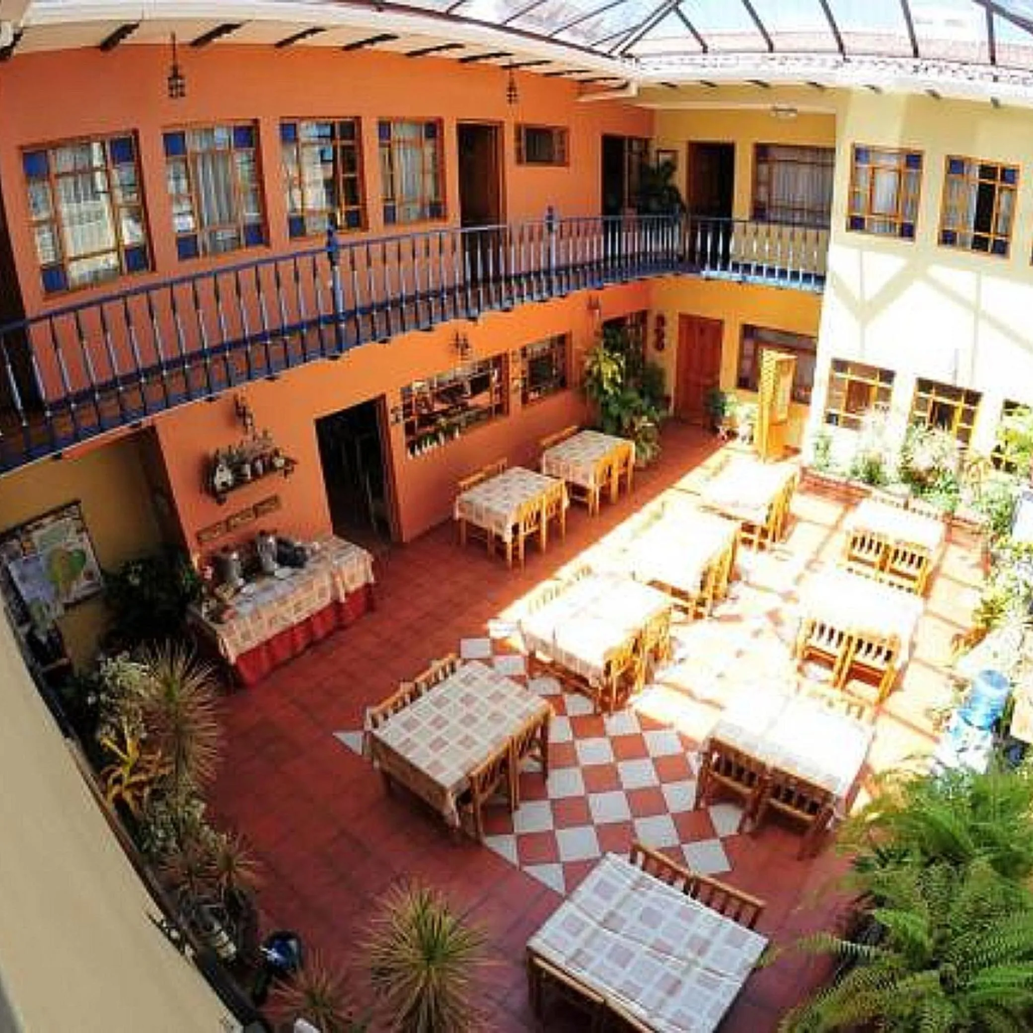 Property building in Hotel Posada del Angel