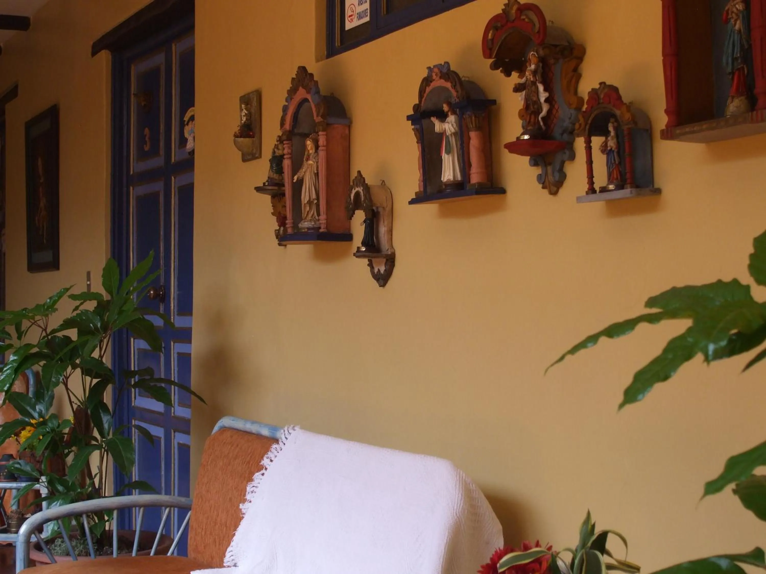 Decorative detail in Hotel Posada del Angel