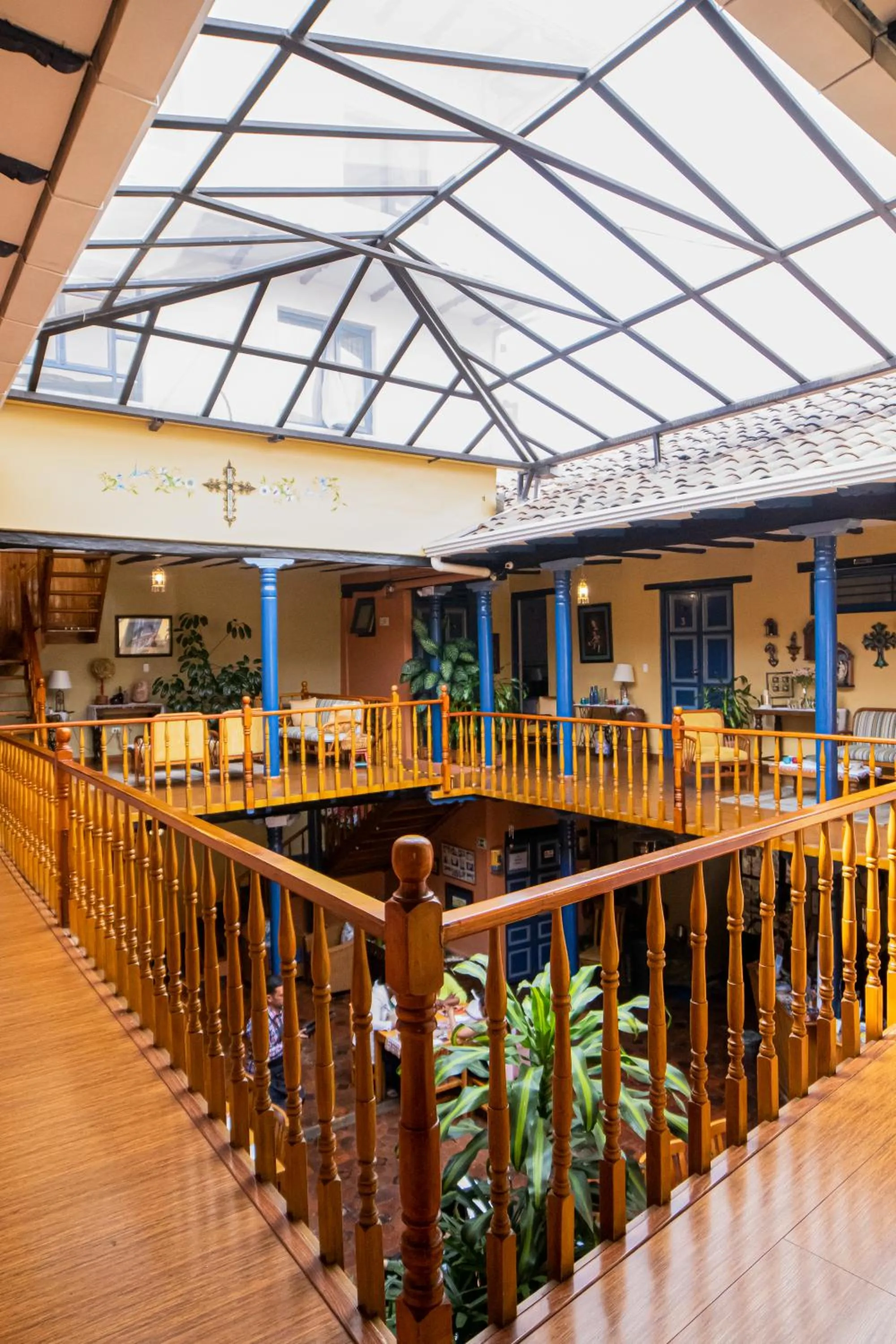 Bird's eye view in Hotel Posada del Angel