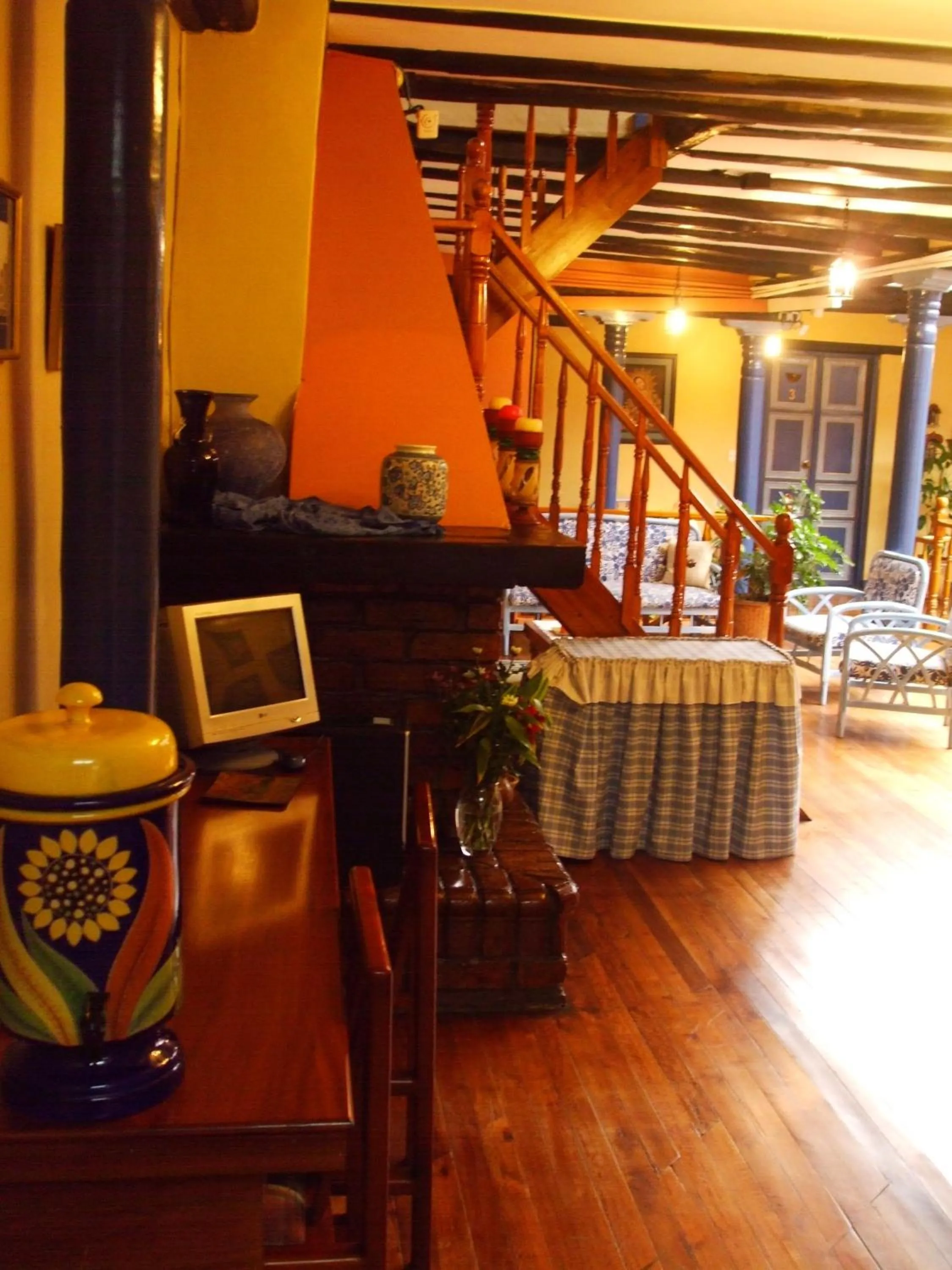 Decorative detail in Hotel Posada del Angel