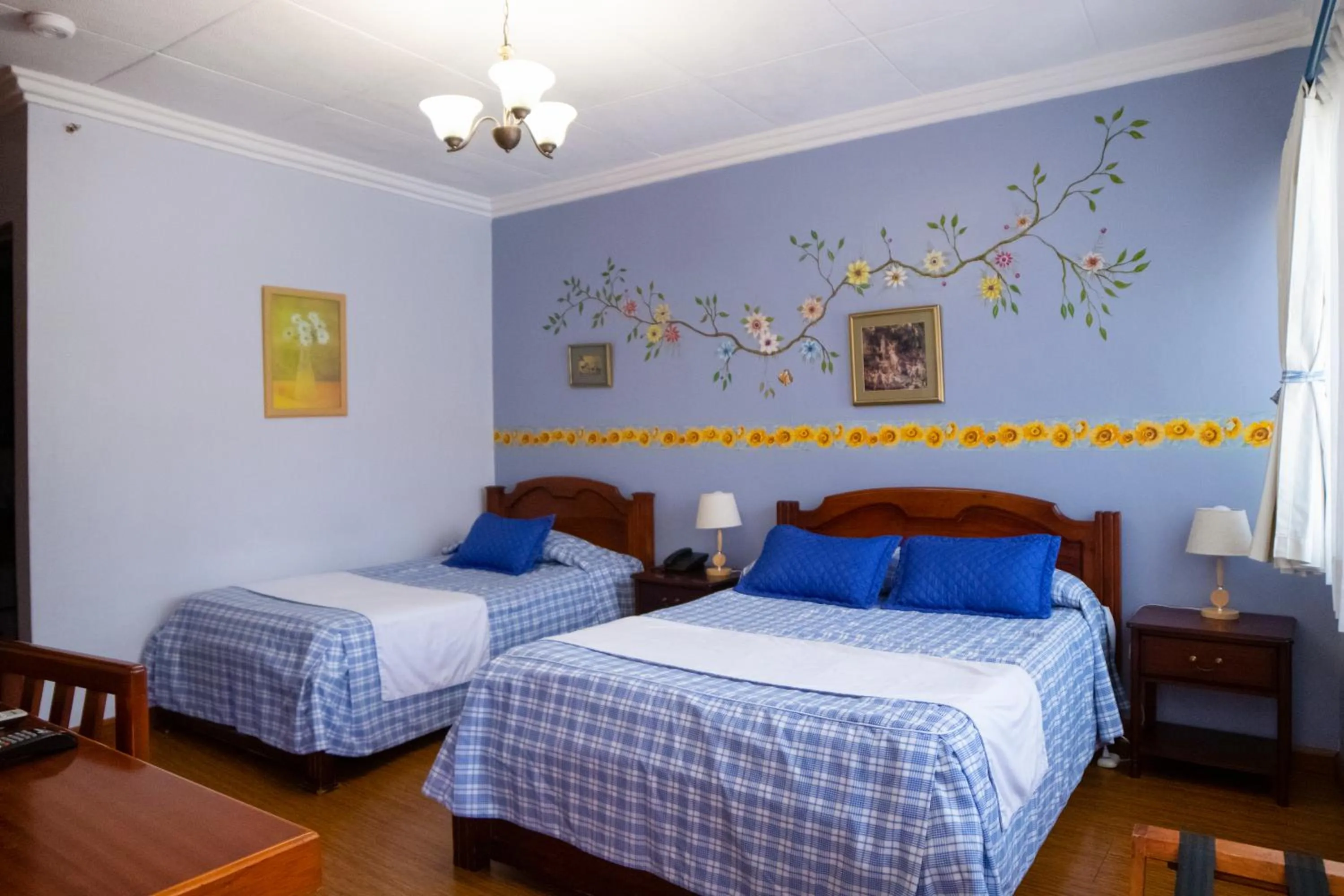 Bed in Hotel Posada del Angel