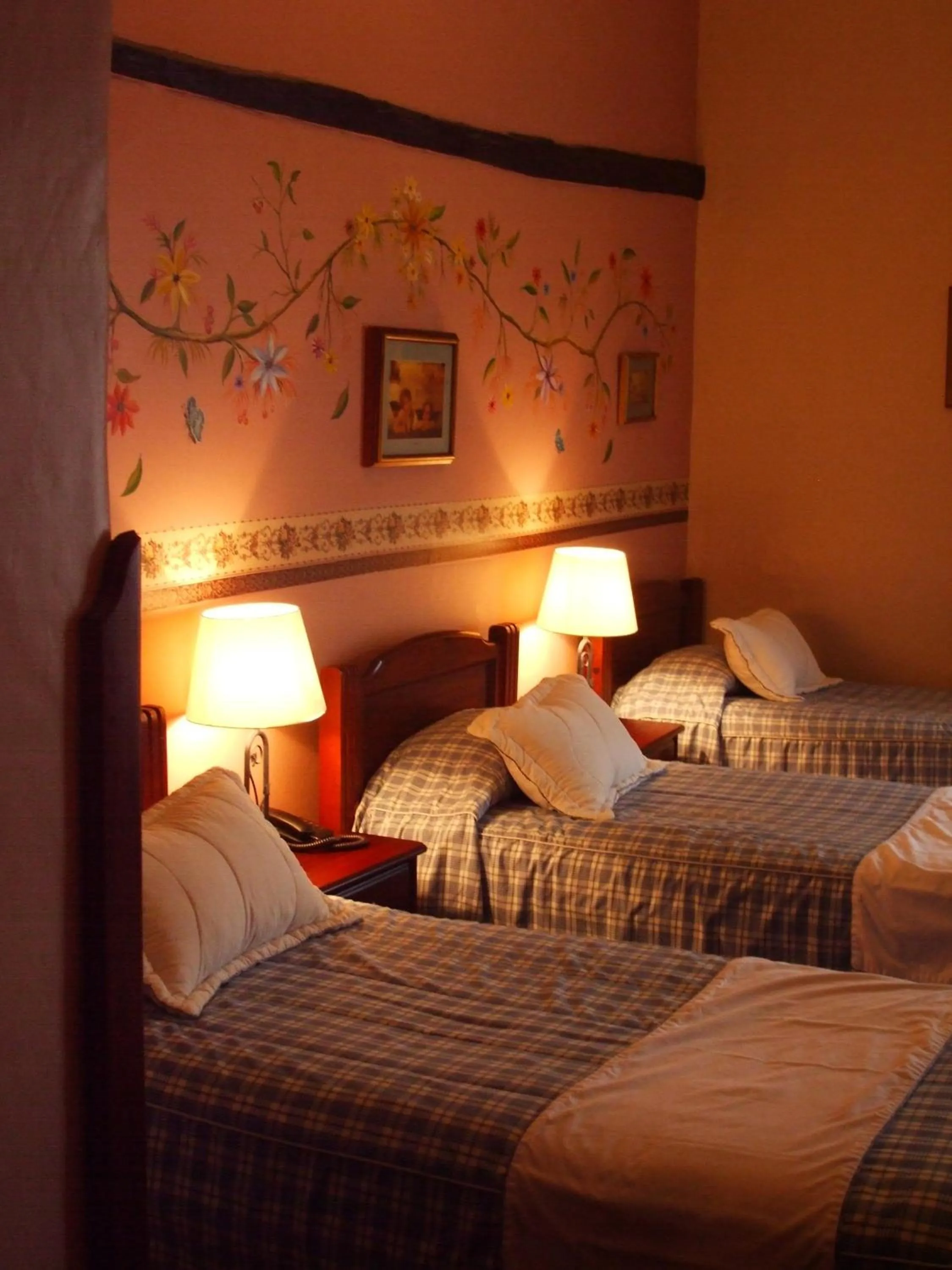 Bed in Hotel Posada del Angel