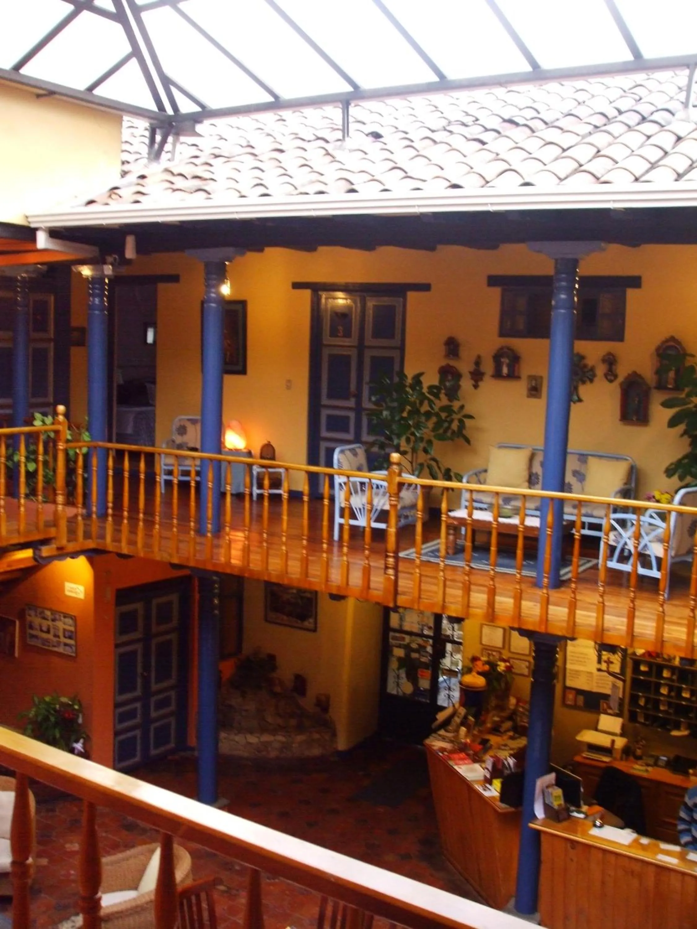 Lobby or reception in Hotel Posada del Angel