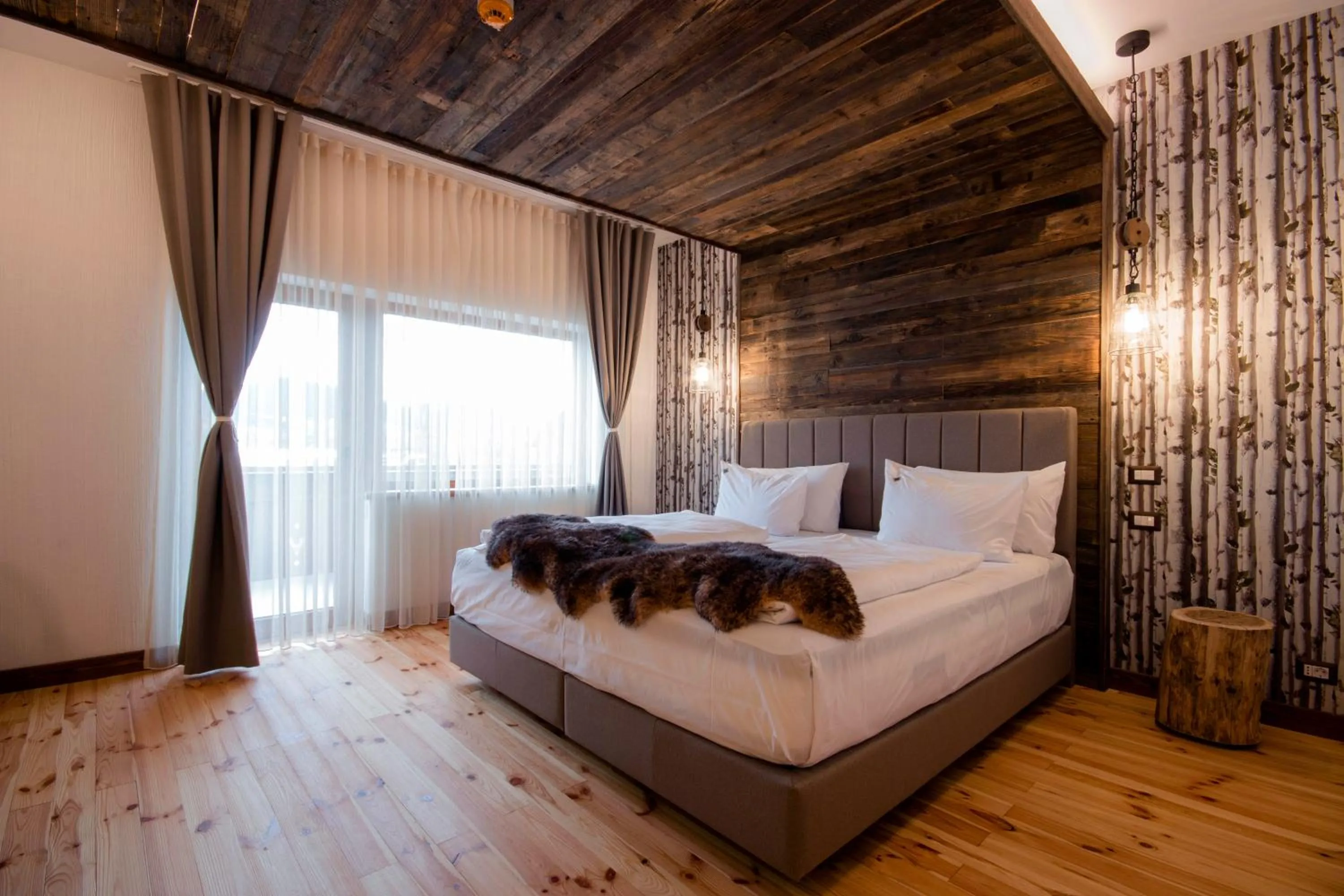 Photo of the whole room, Bed in HANUL BUCOVINEI