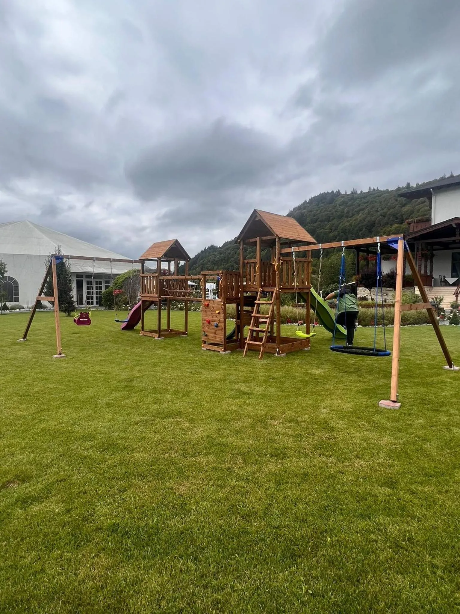 Children play ground in HANUL BUCOVINEI