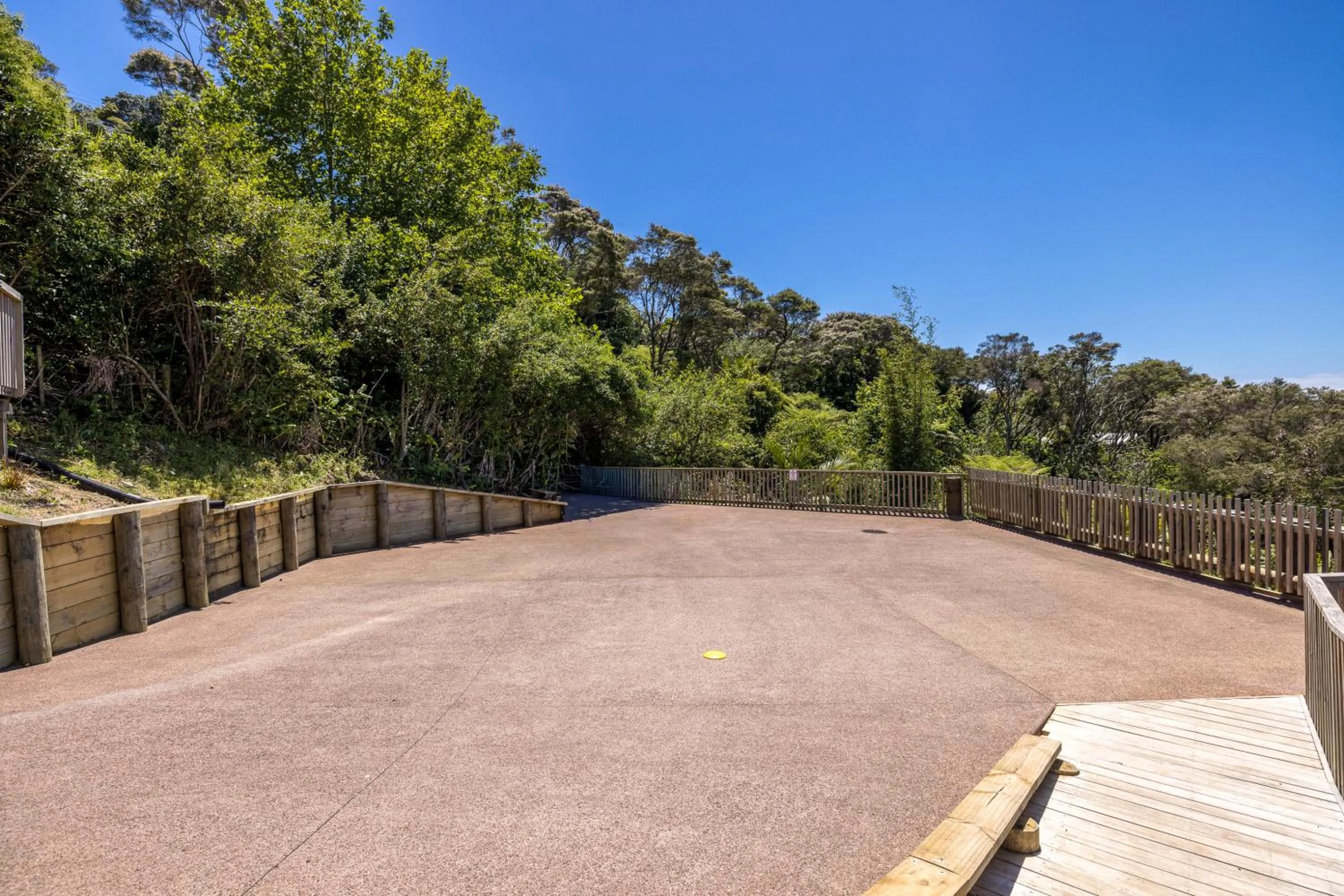 Parking in Hidden Valley Waiheke