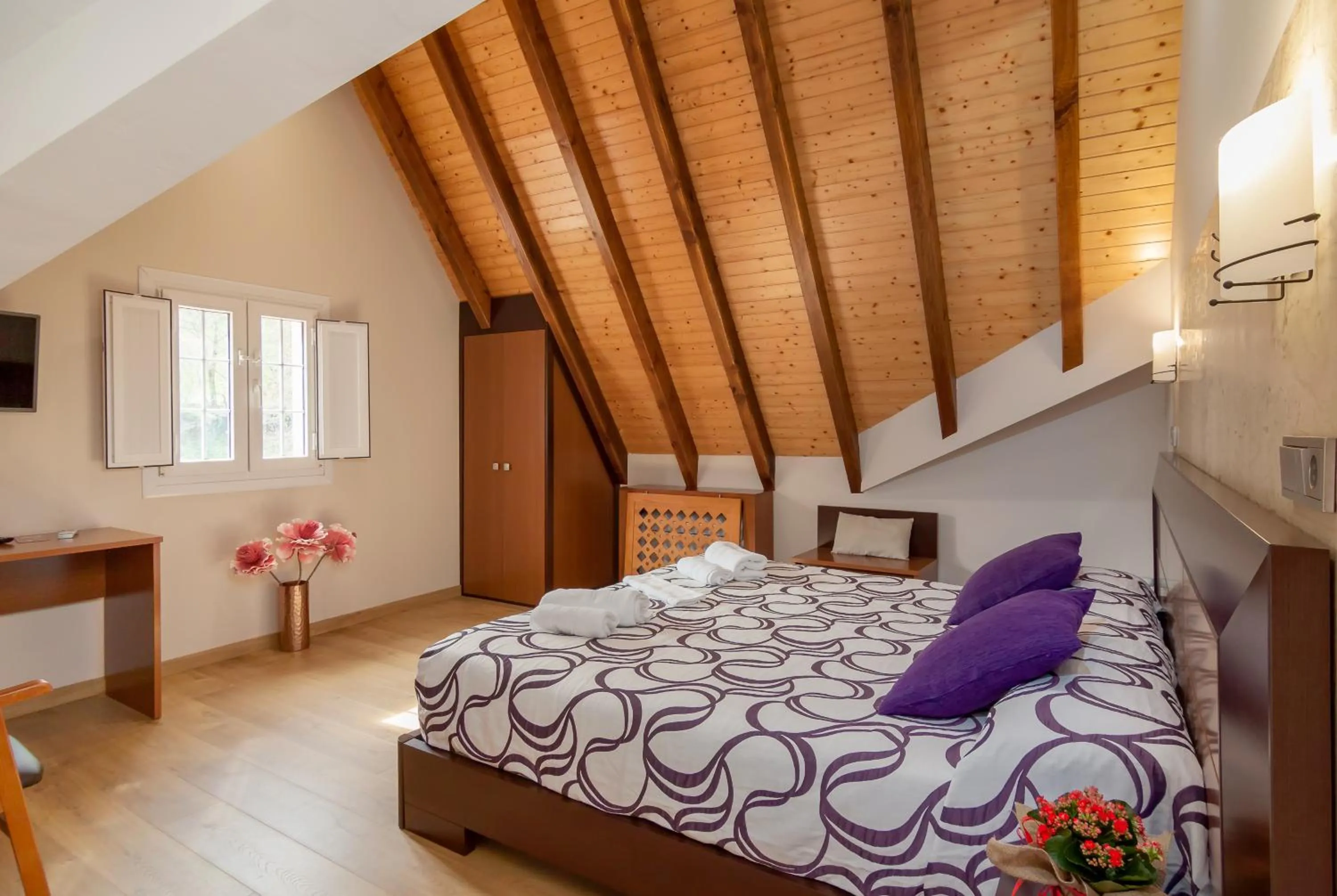 Bed in Hotel La Terraza De Puente Viesgo