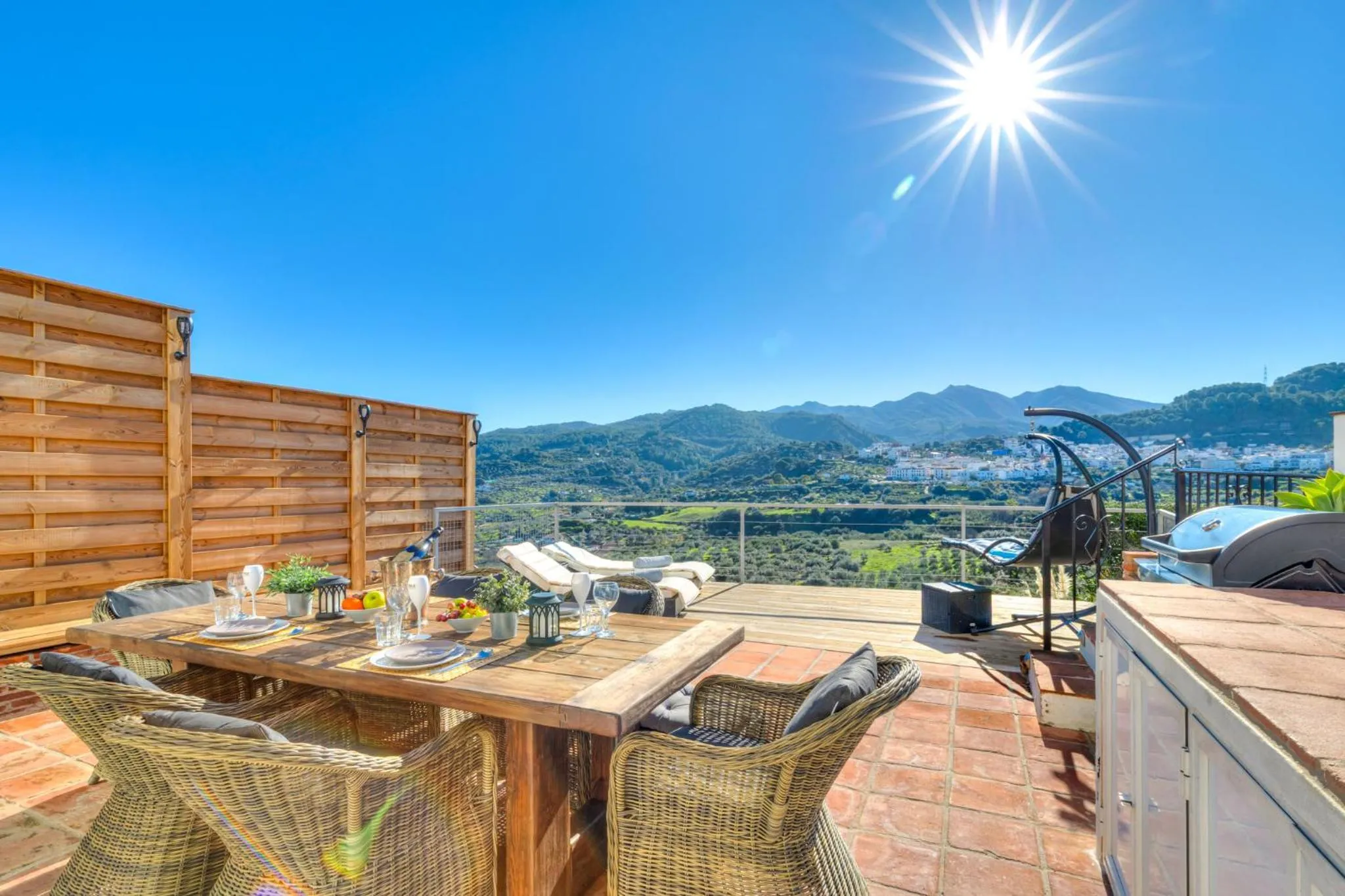 View (from property/room) in Monda Heights close to Marbella