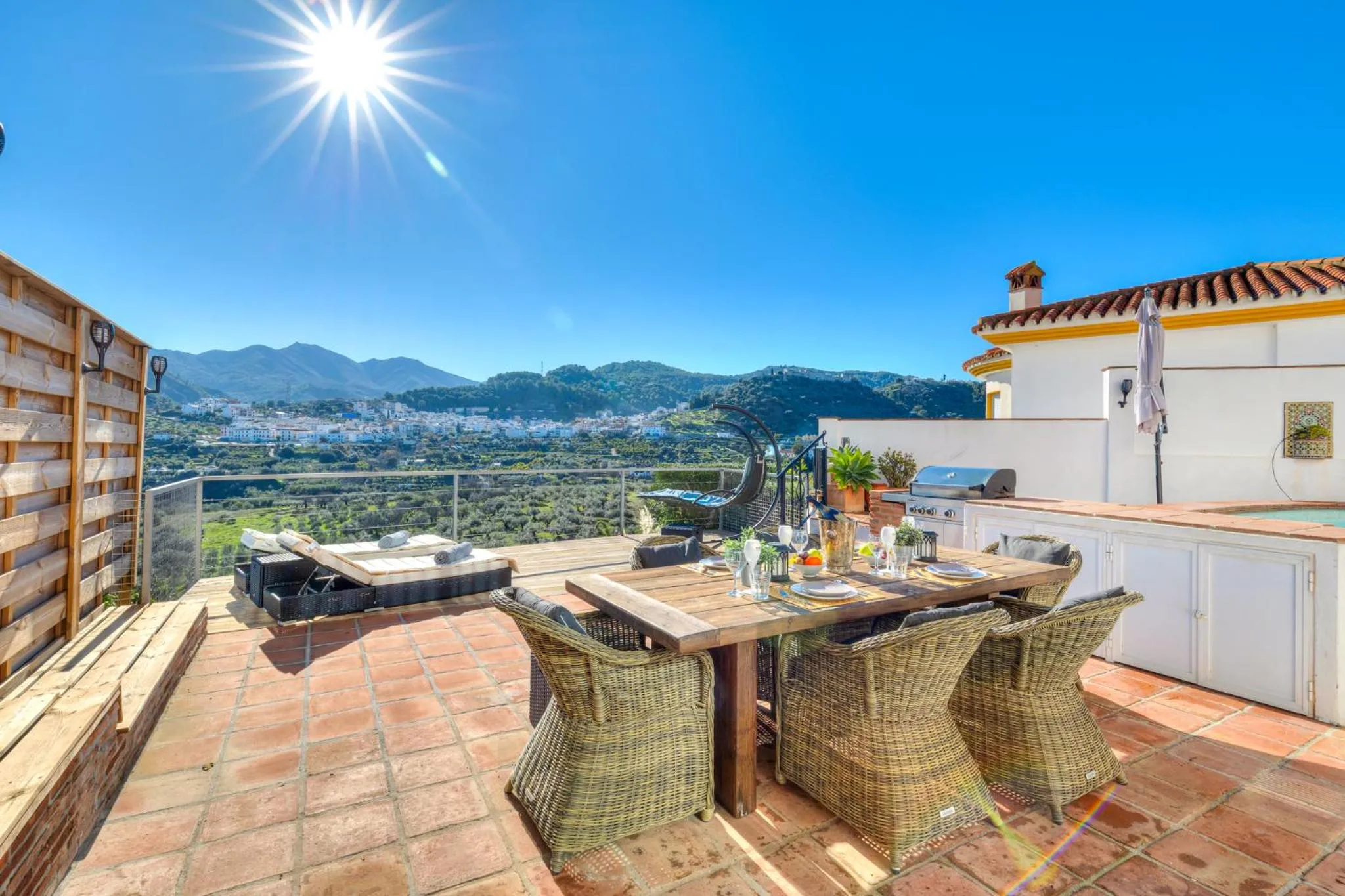 Balcony/Terrace in Monda Heights close to Marbella