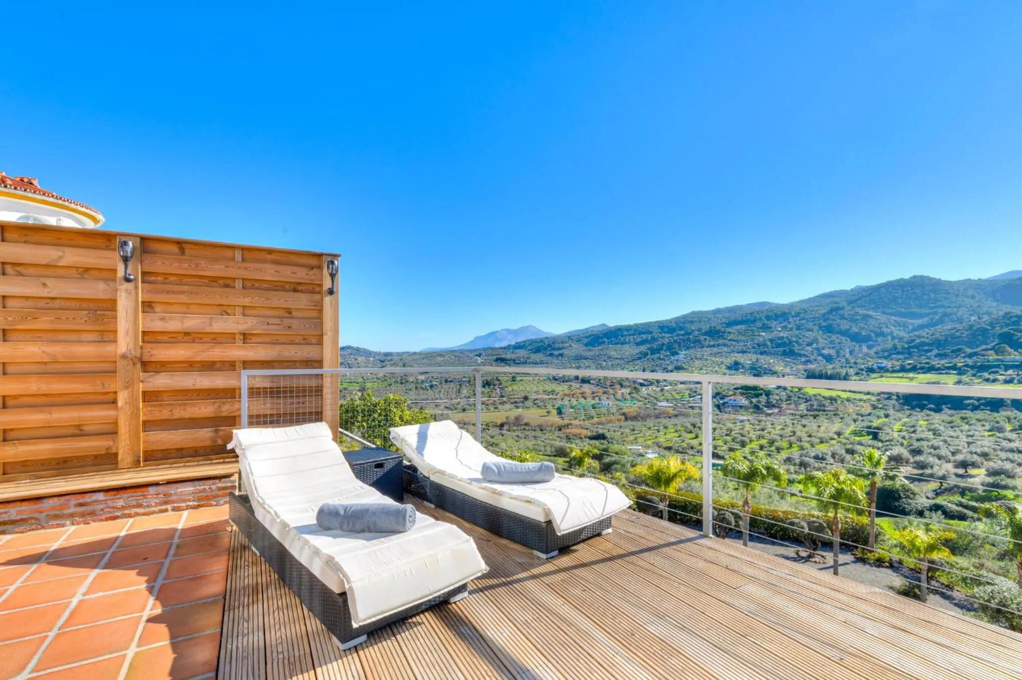 Natural landscape in Monda Heights close to Marbella