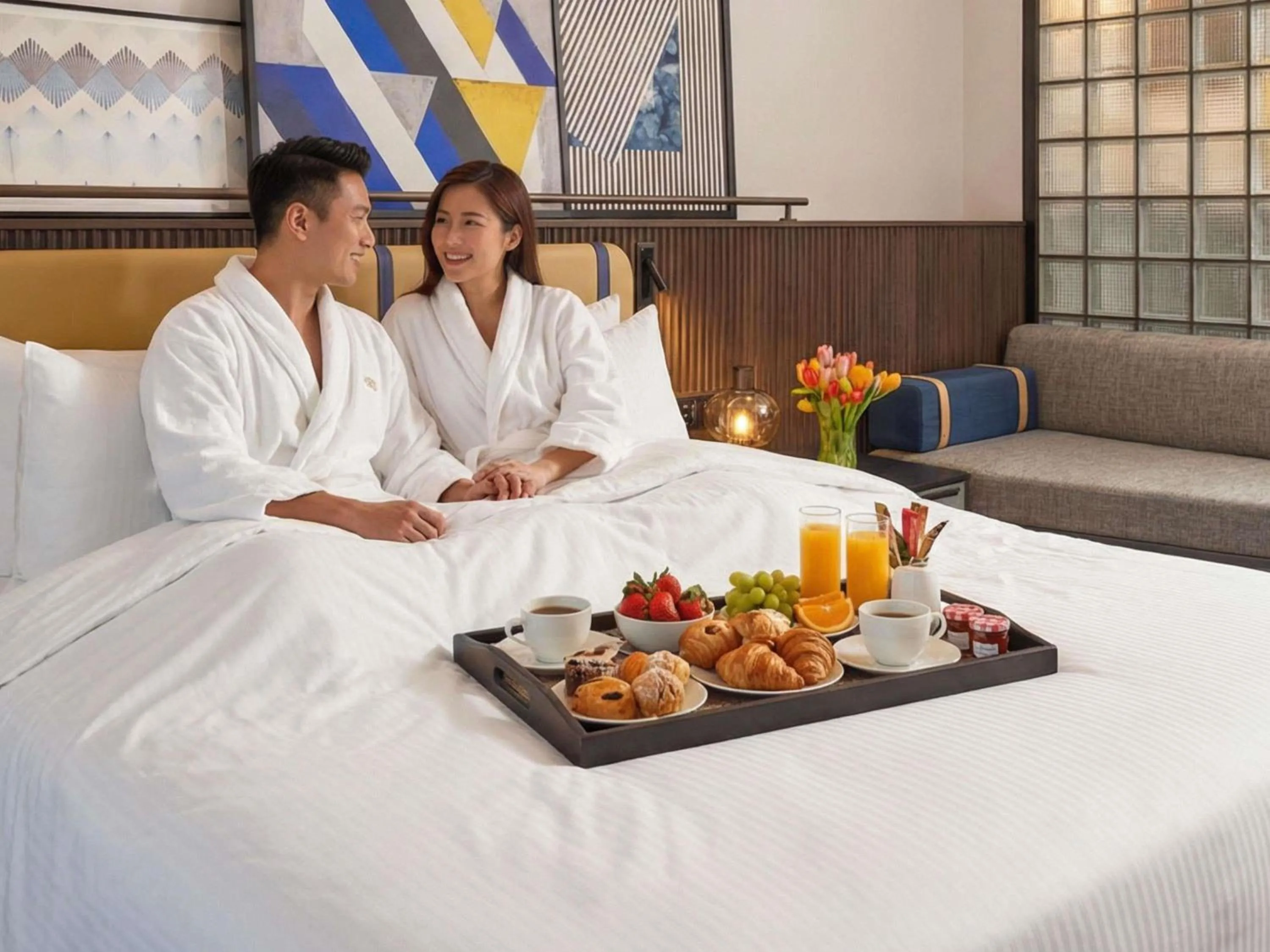 Breakfast, Bed in Pullman Singapore Orchard