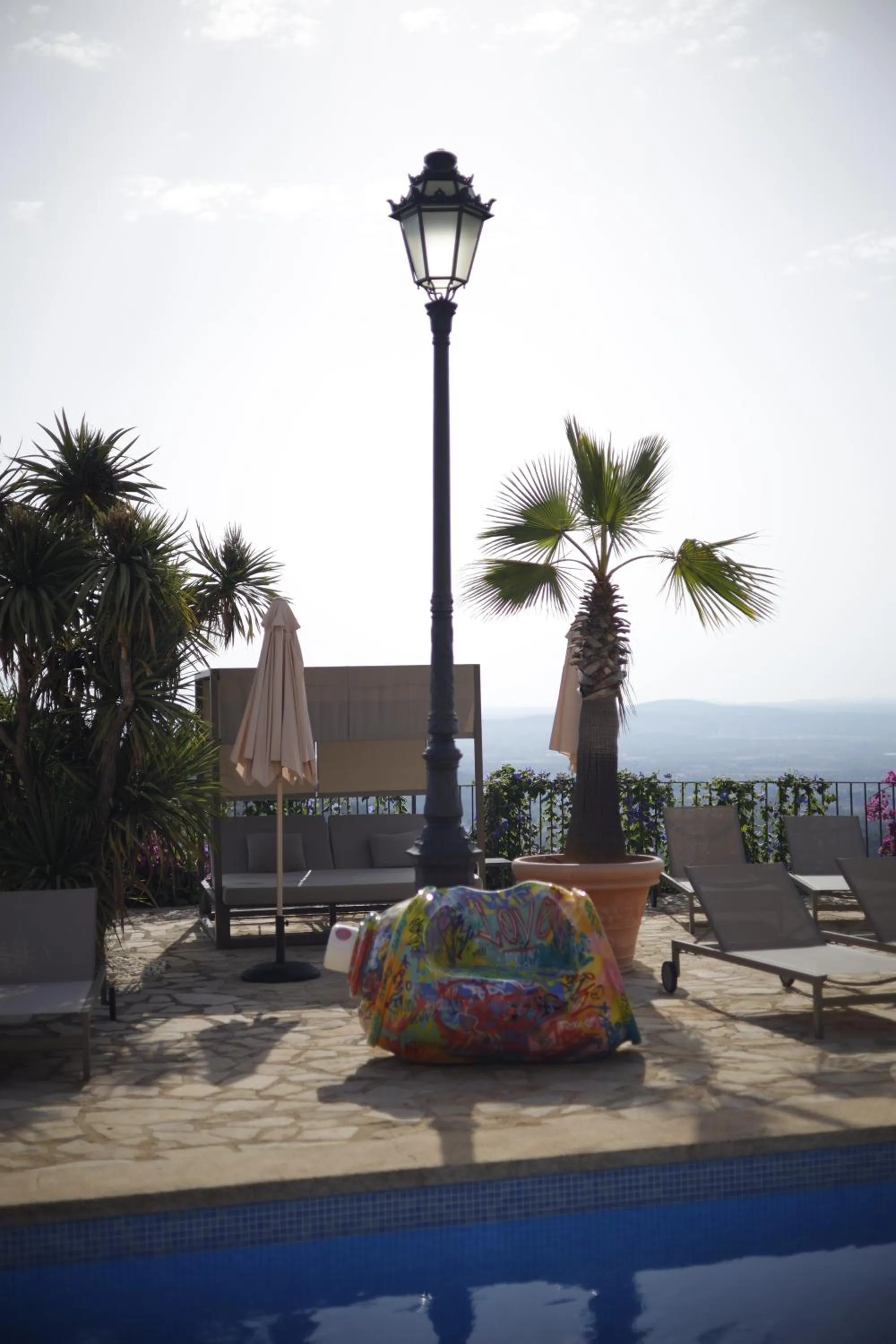Pool view in Posada del Marqués