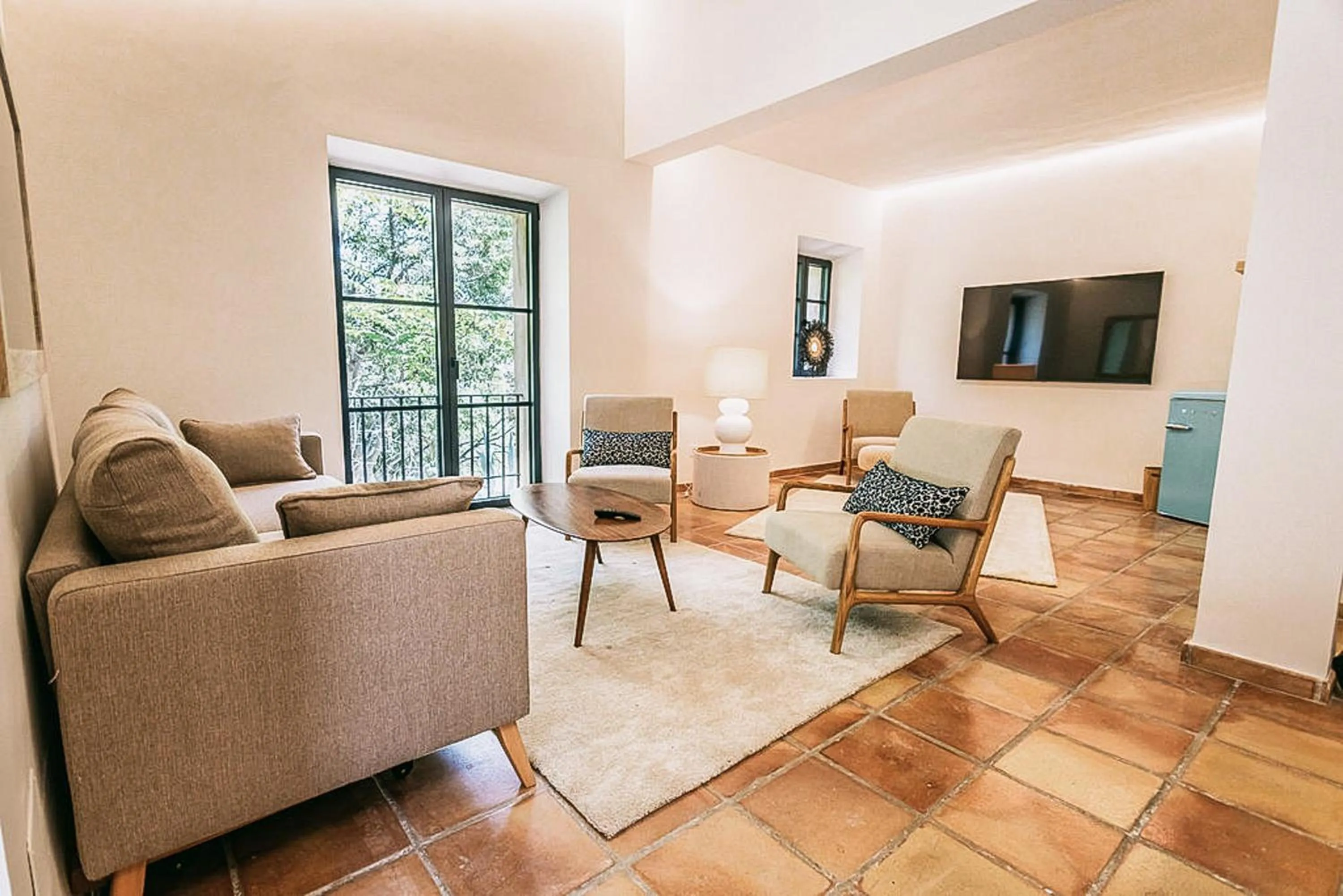 Seating area in Posada del Marqués I A Slow Design Hotel