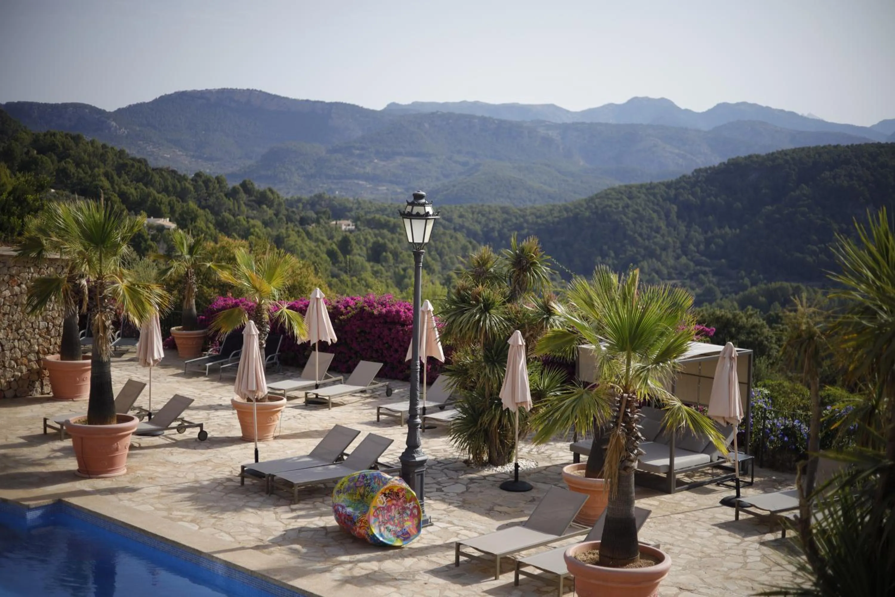 Pool view in Posada del Marqués