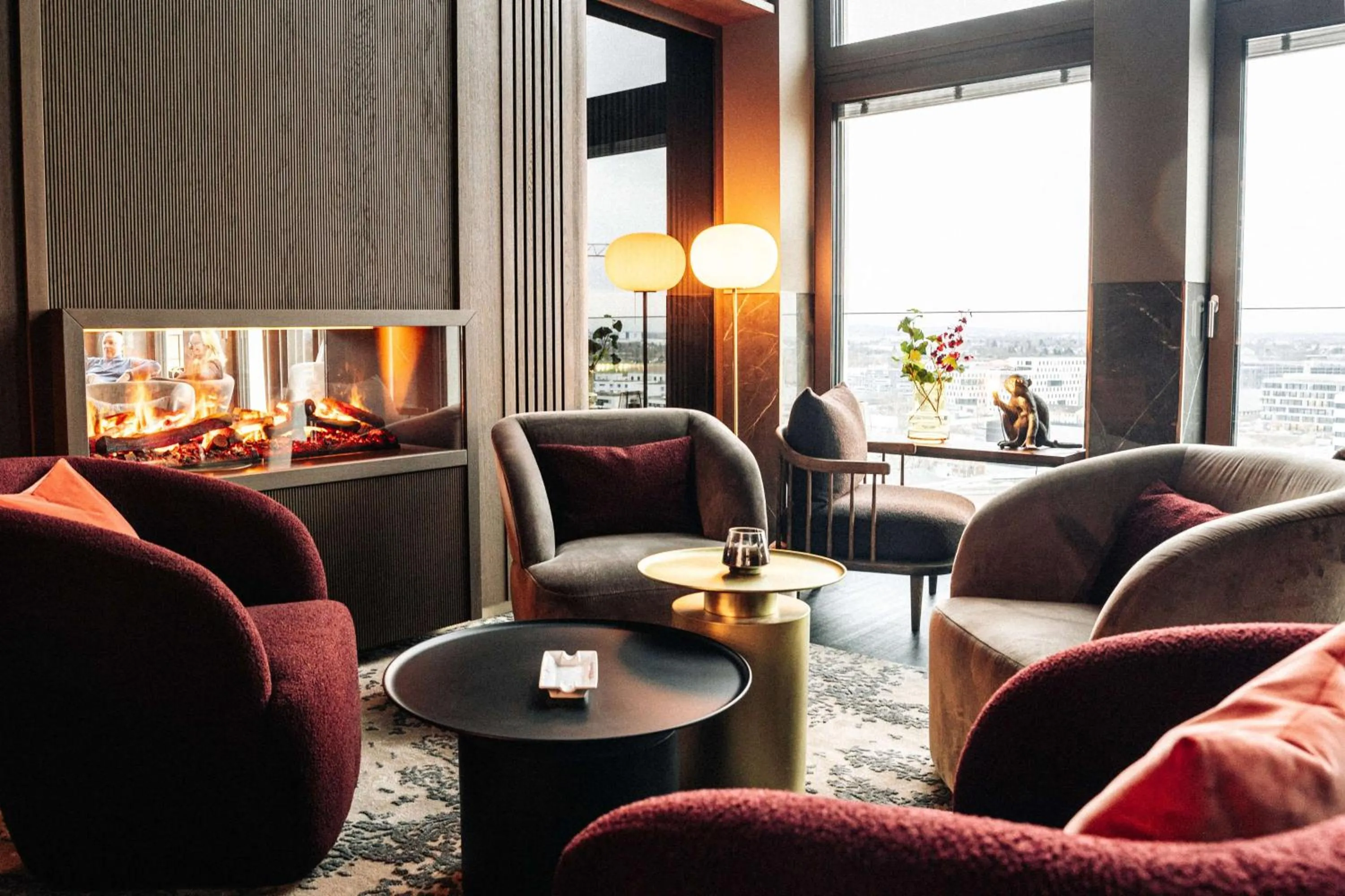 Lounge or bar in ATLANTIC Hotel Heidelberg