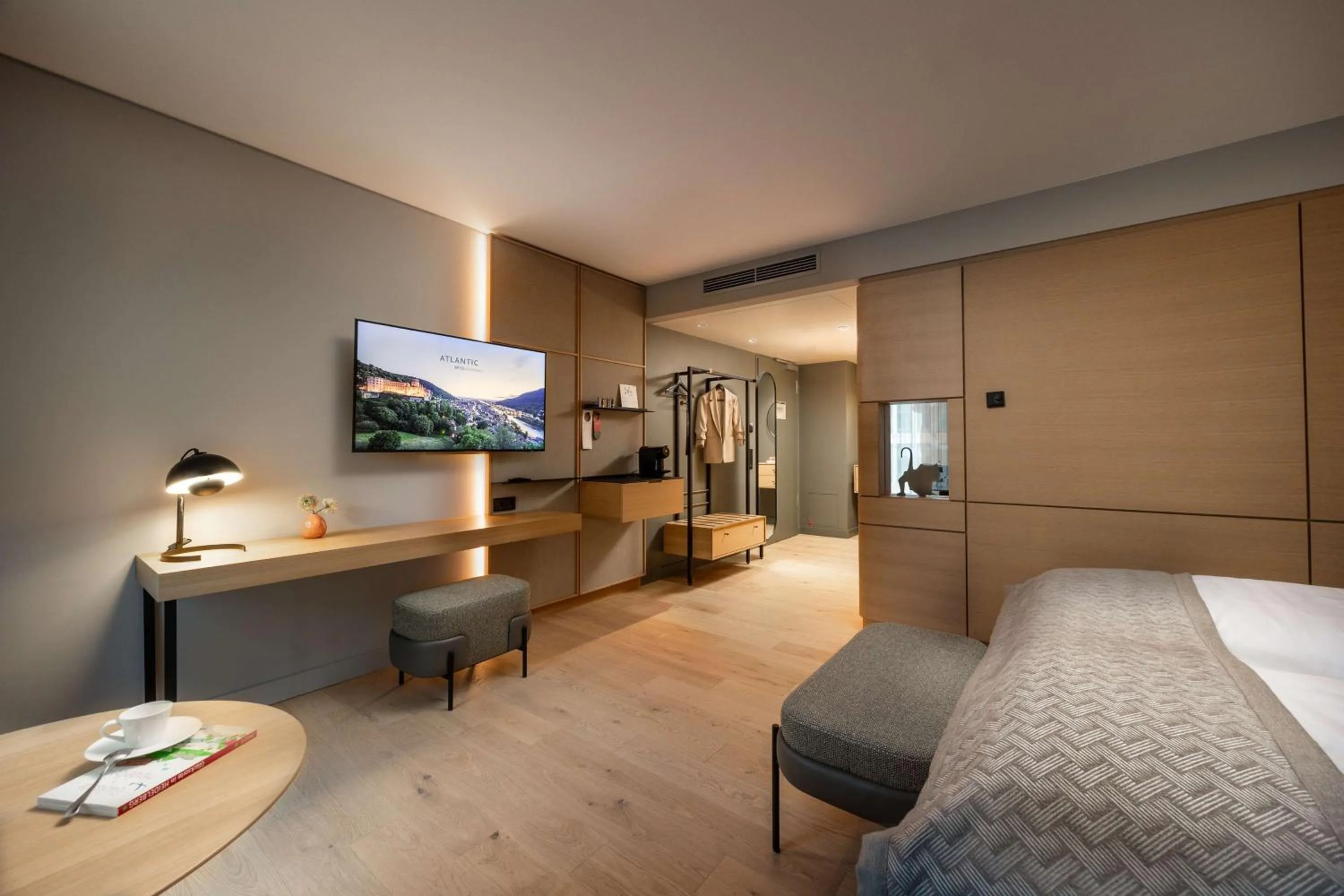 Bedroom, Bed in ATLANTIC Hotel Heidelberg