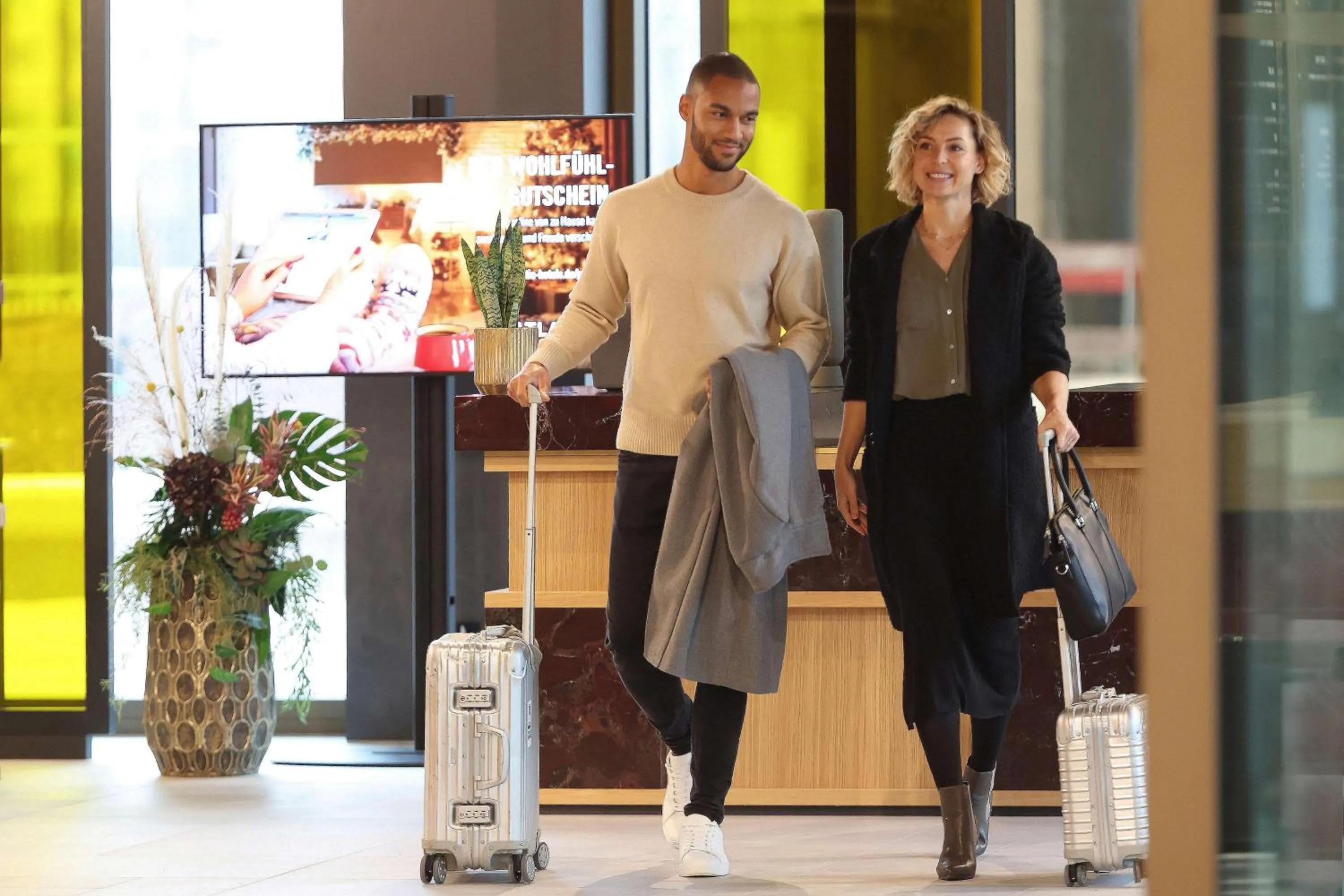 Lobby or reception in ATLANTIC Hotel Heidelberg