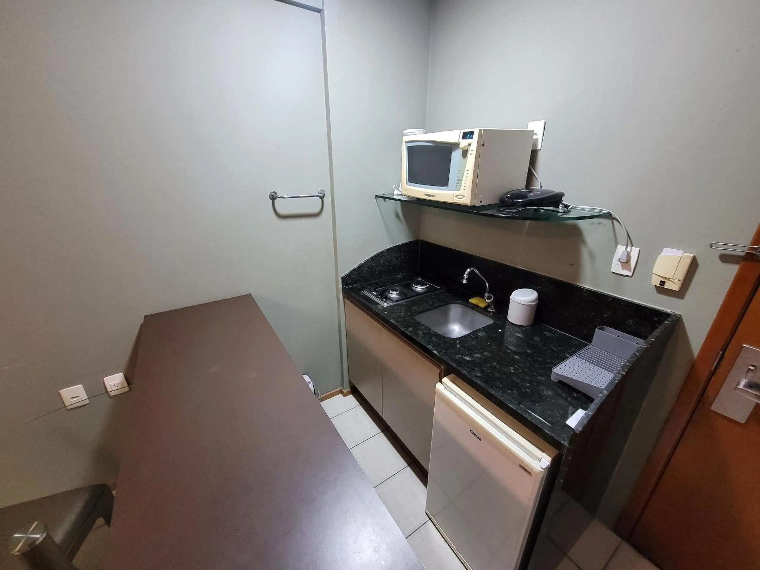 Kitchen or kitchenette in Flat no Condomínio Metrópolis - Ilha do Leite